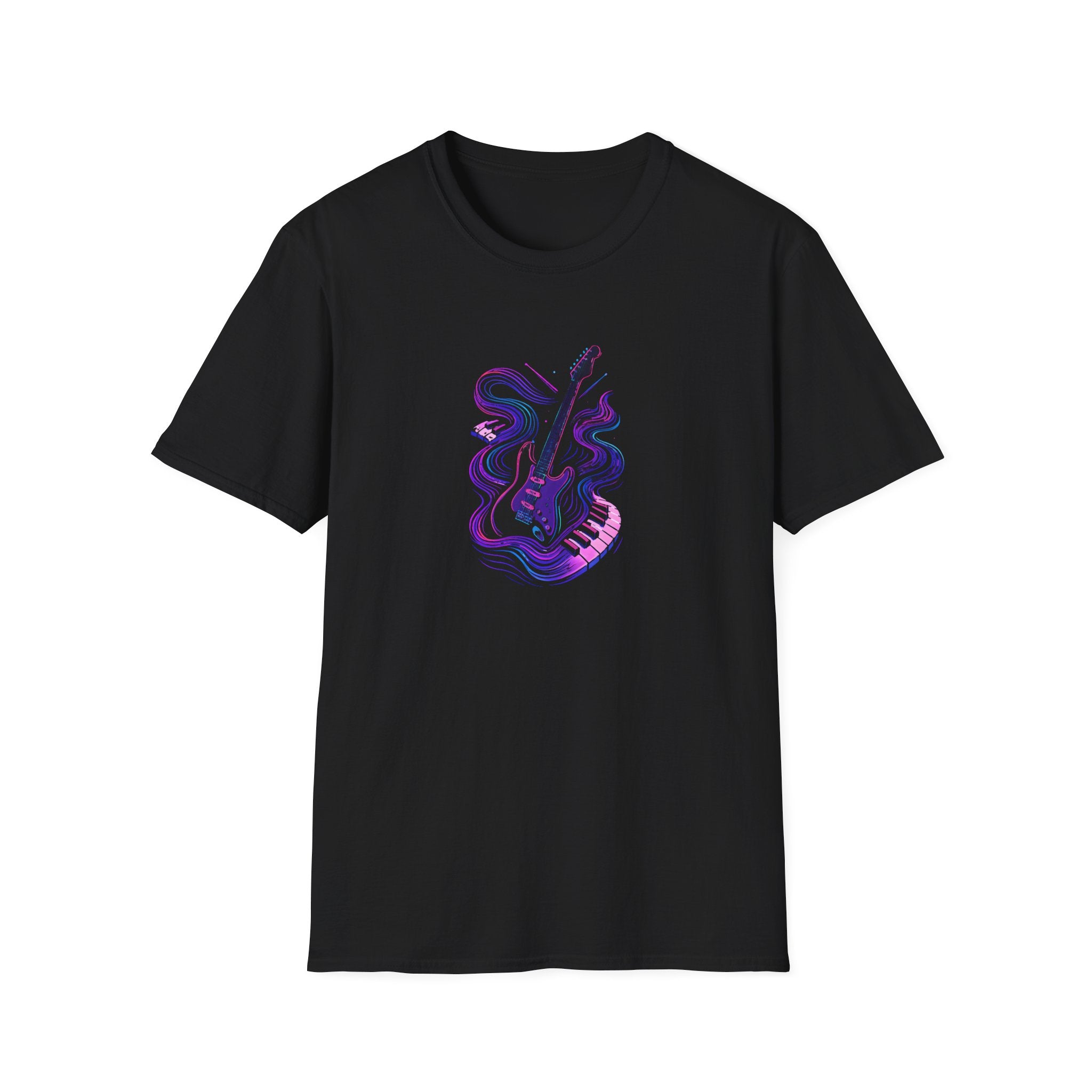 Neon Electric Guitar T-Shirt