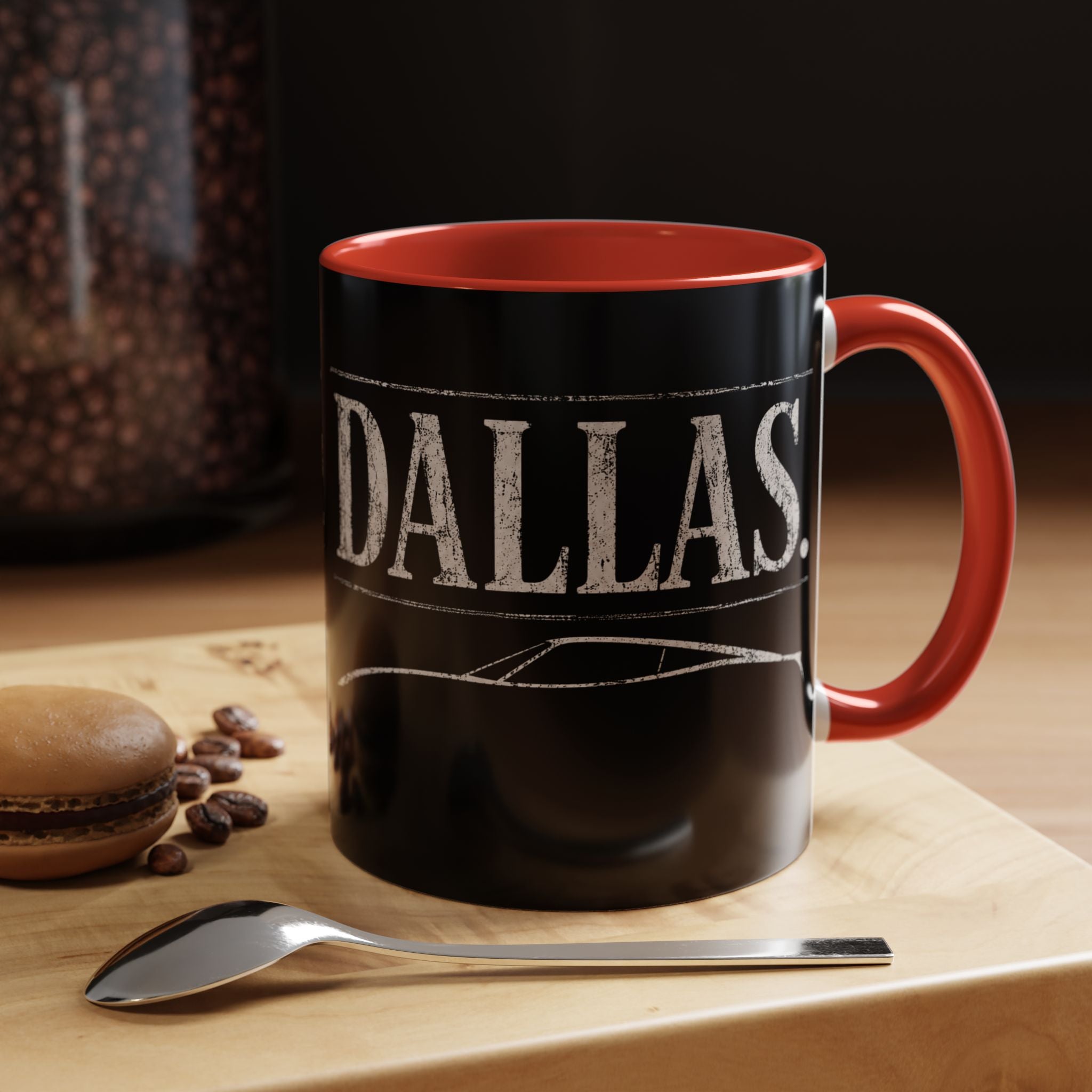 Dallas Car Culture 11 oz Mug | Sports Car Coffee Cup | City Garage Collection
