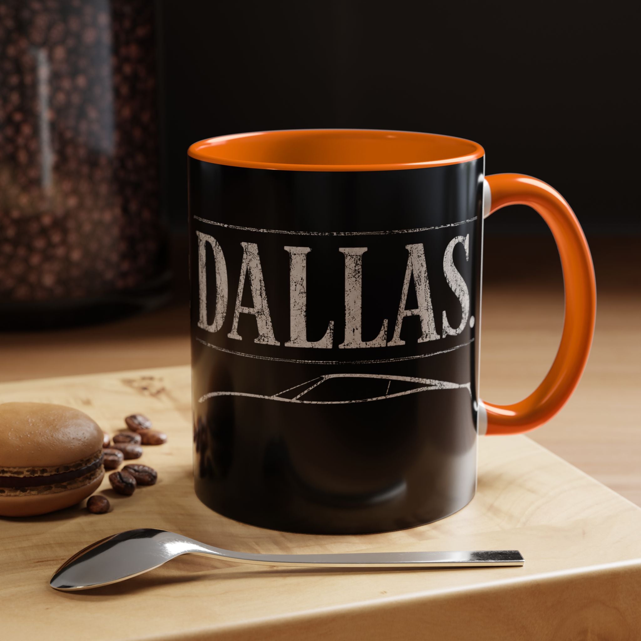 Dallas Car Culture 11 oz Mug | Sports Car Coffee Cup | City Garage Collection