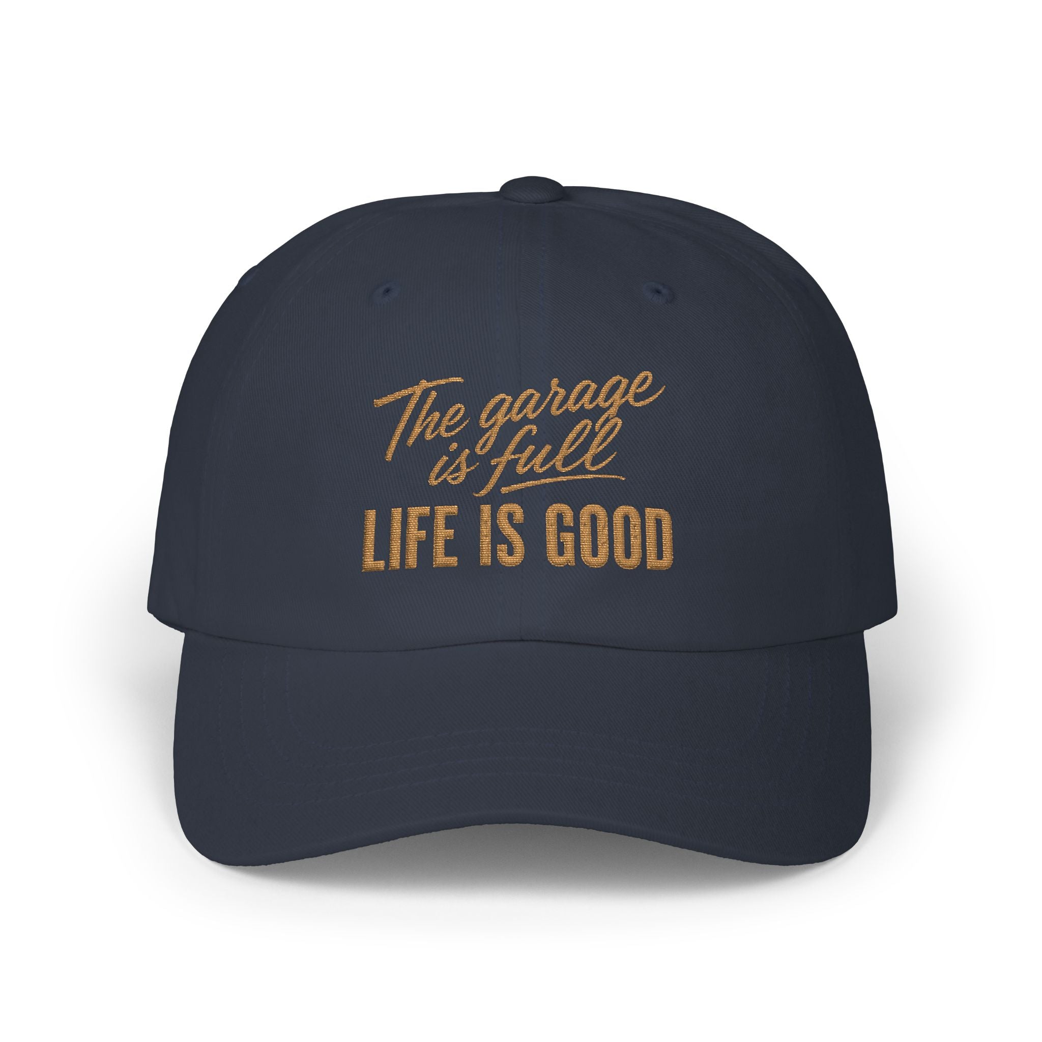 Classic Cap - Embroidery - The Garage Is Full | Life Is Good