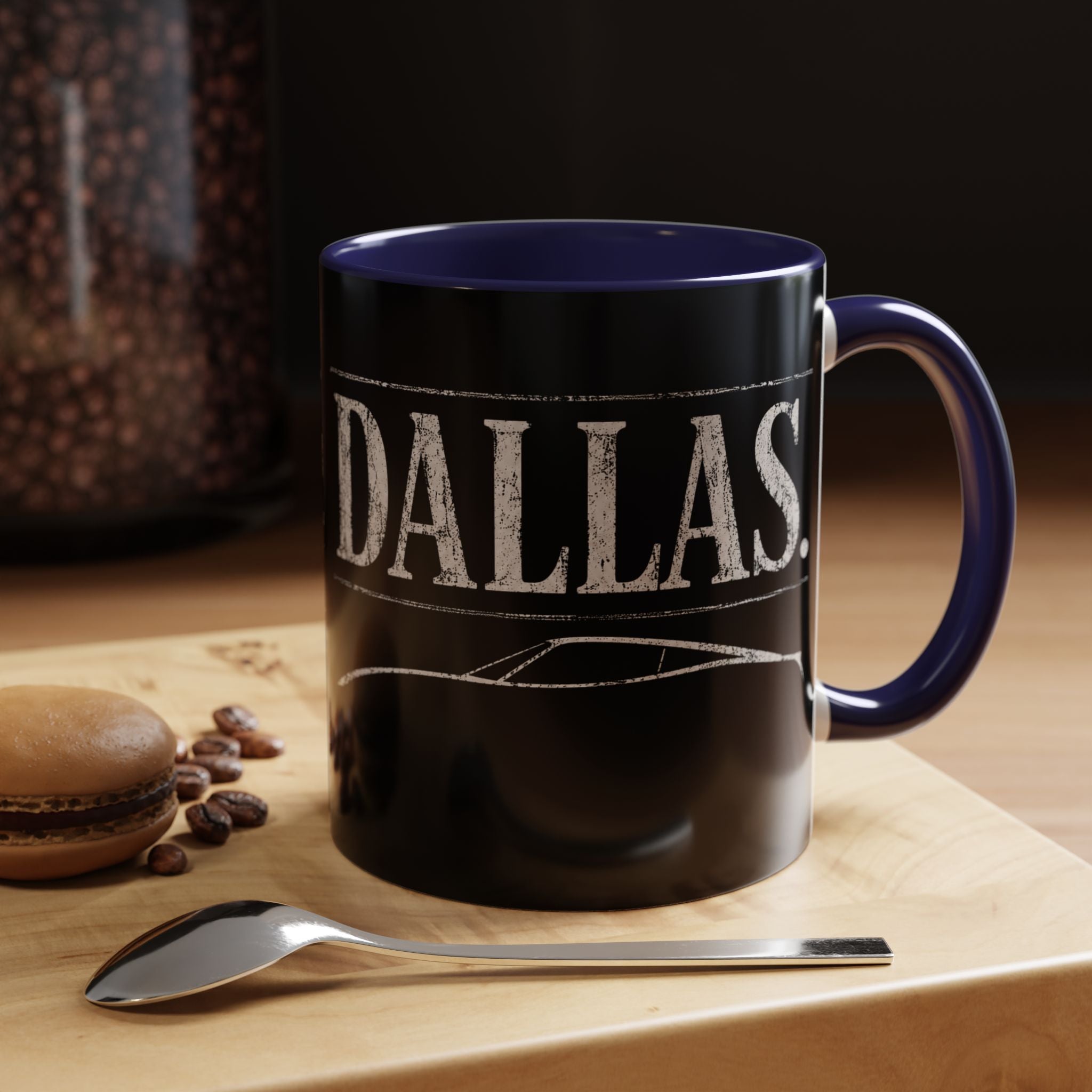 Dallas Car Culture 11 oz Mug | Sports Car Coffee Cup | City Garage Collection