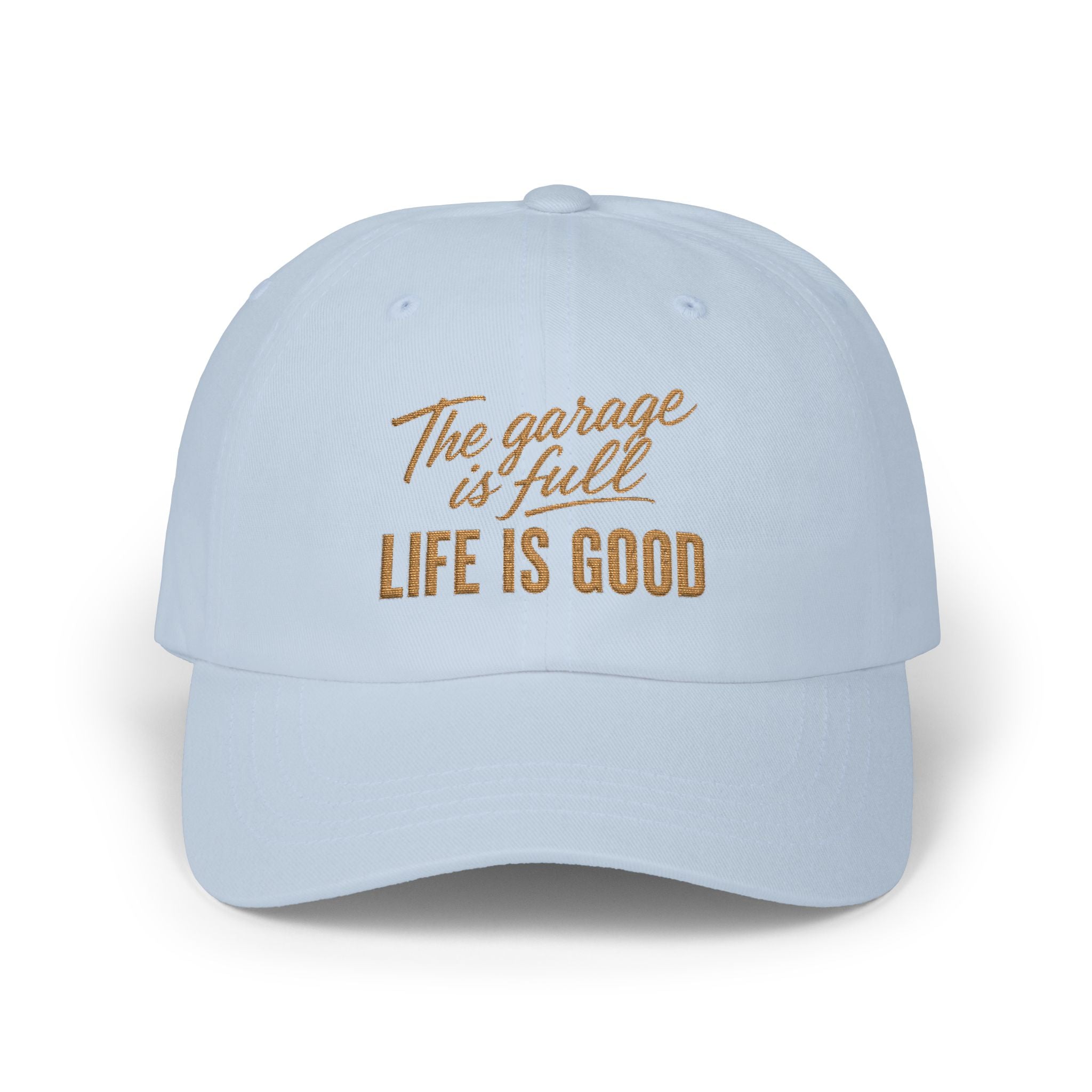 Classic Cap - Embroidery - The Garage Is Full | Life Is Good