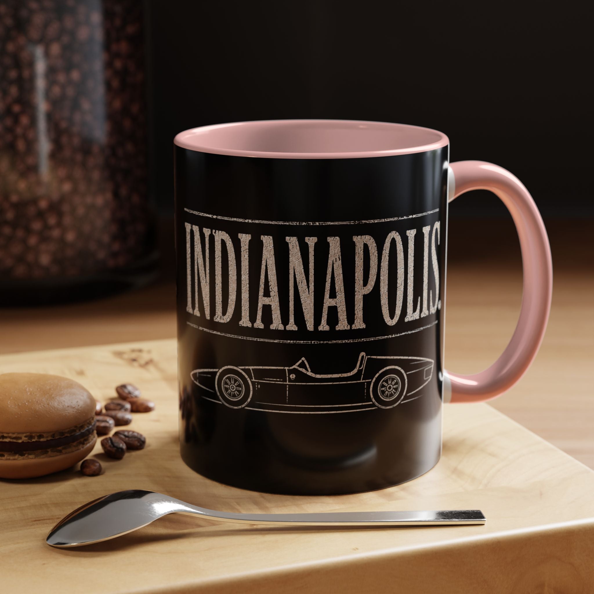 Indianapolis Car Culture 11 oz Mug | Open Wheel Car Coffee Cup | City Garage Collection