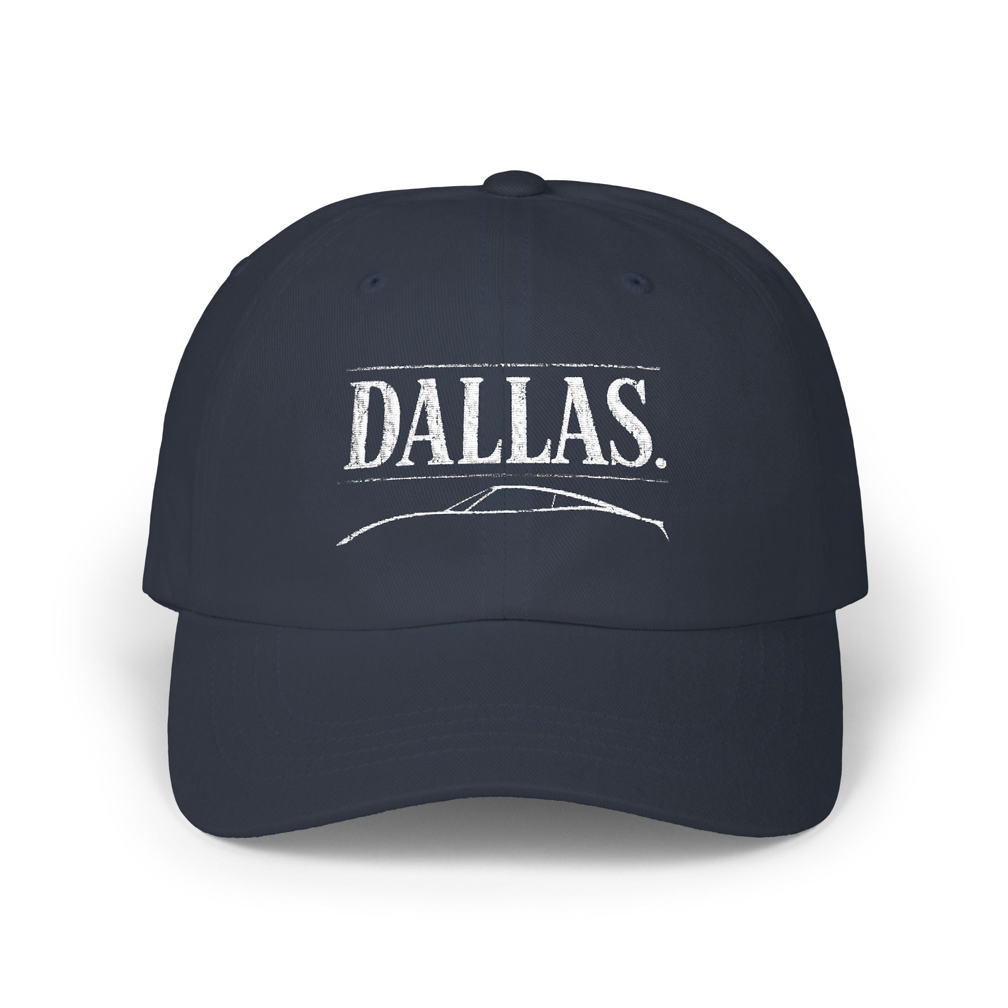 Dallas Car Culture Classic Cap | Embroidered Automotive Hat | City Garage Collection
