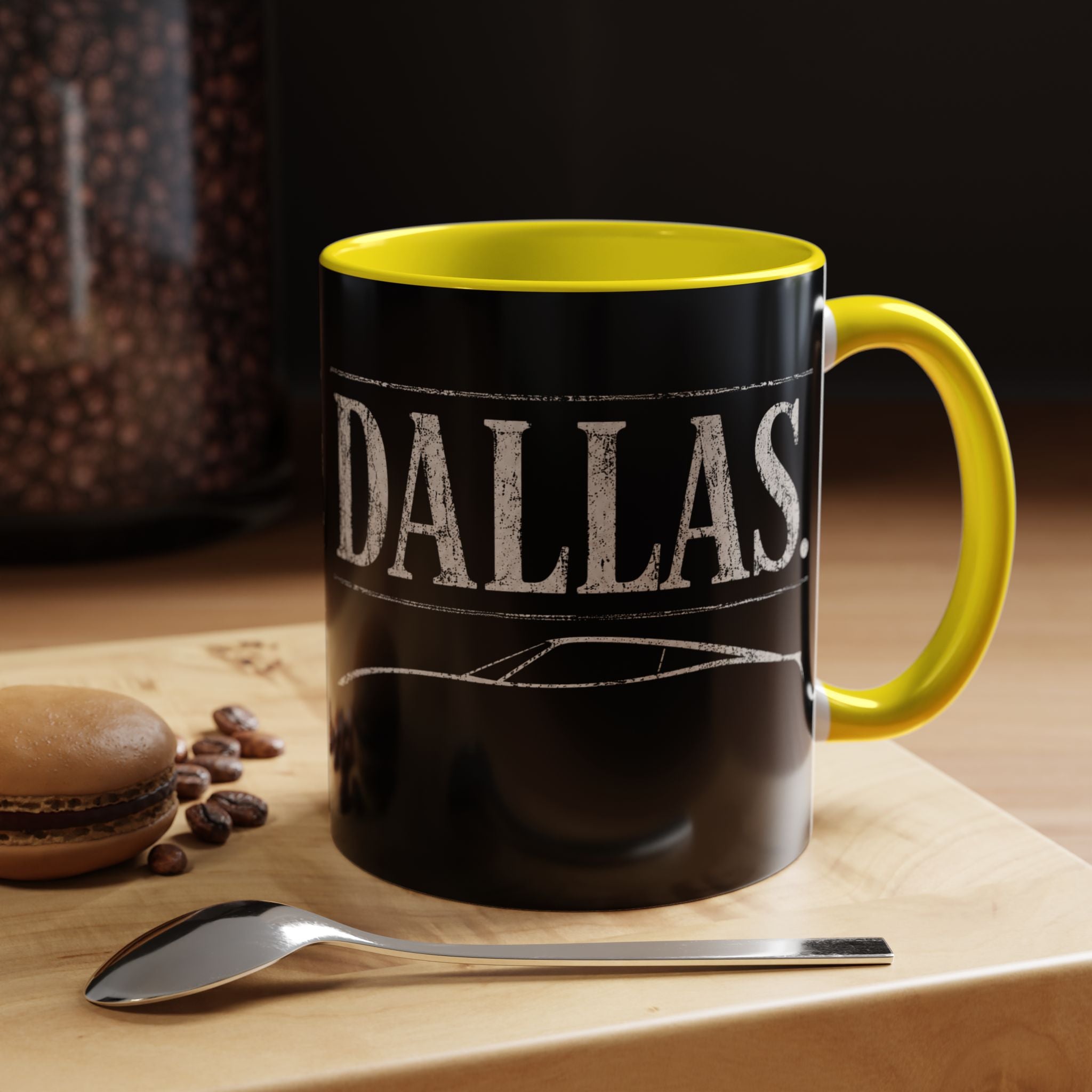Dallas Car Culture 11 oz Mug | Sports Car Coffee Cup | City Garage Collection