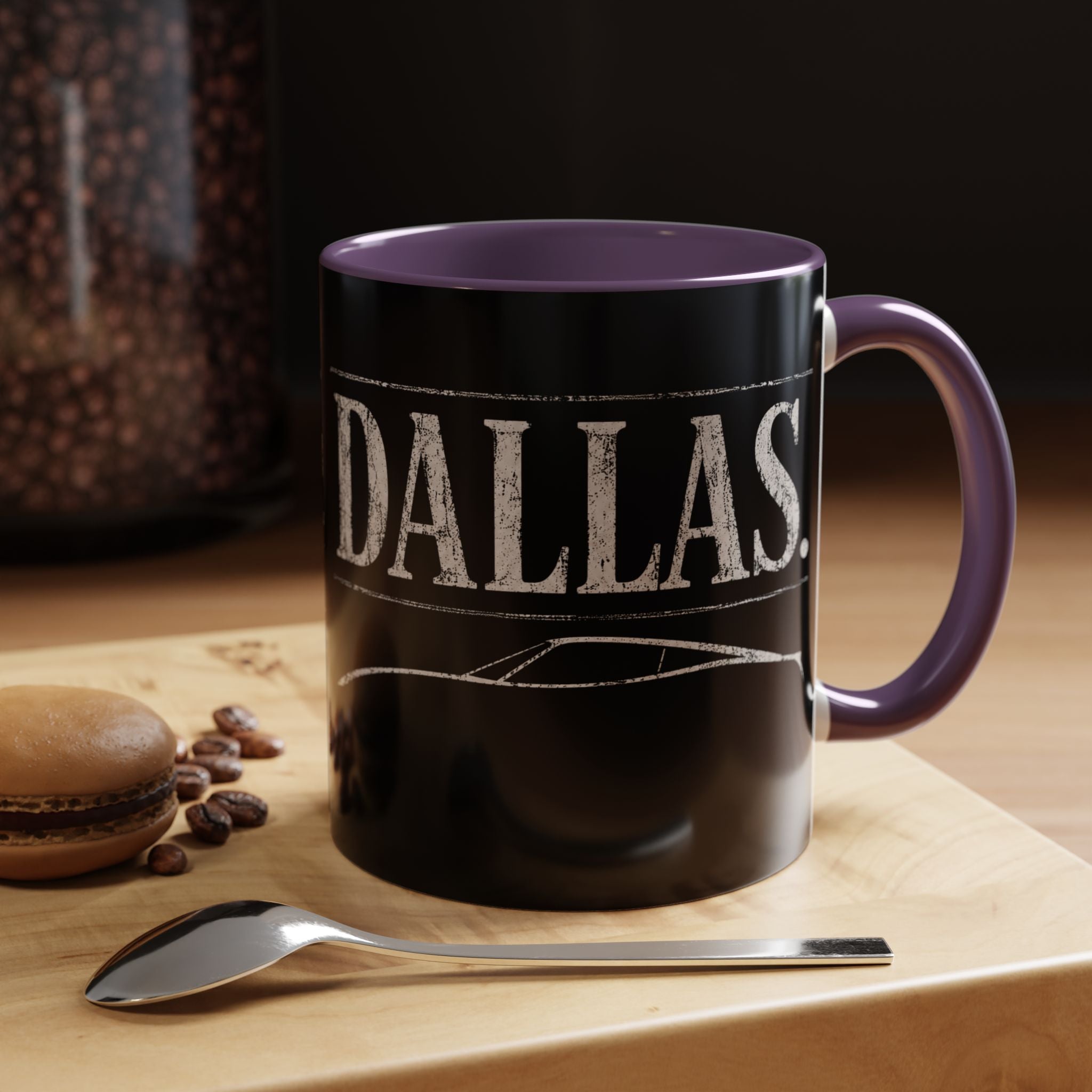 Dallas Car Culture 11 oz Mug | Sports Car Coffee Cup | City Garage Collection