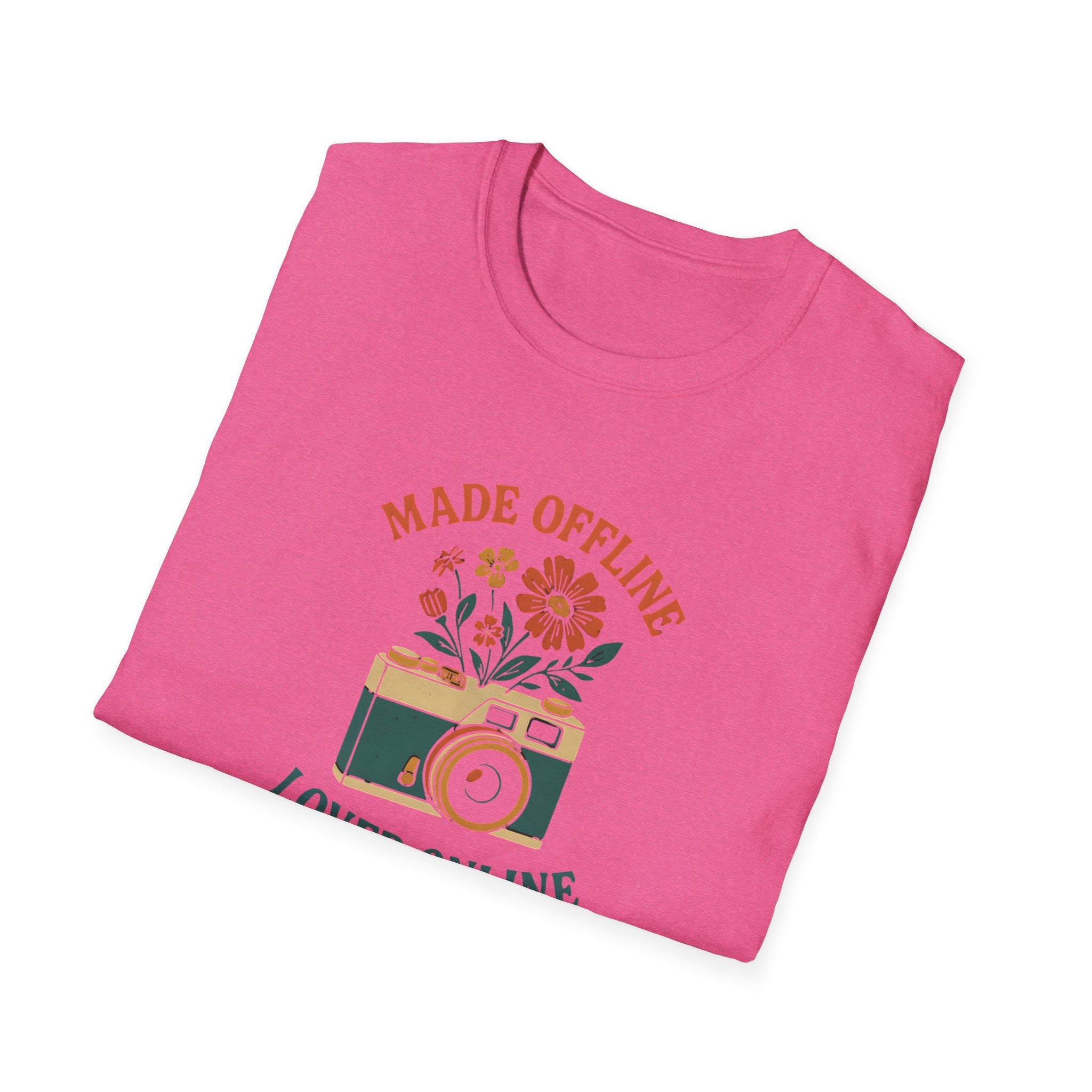 Camera with Flowers T-Shirt