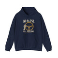 No Flesh All Feeling Hoodie | Skeleton Hand Steering Wheel Car Enthusiast Hoodie
