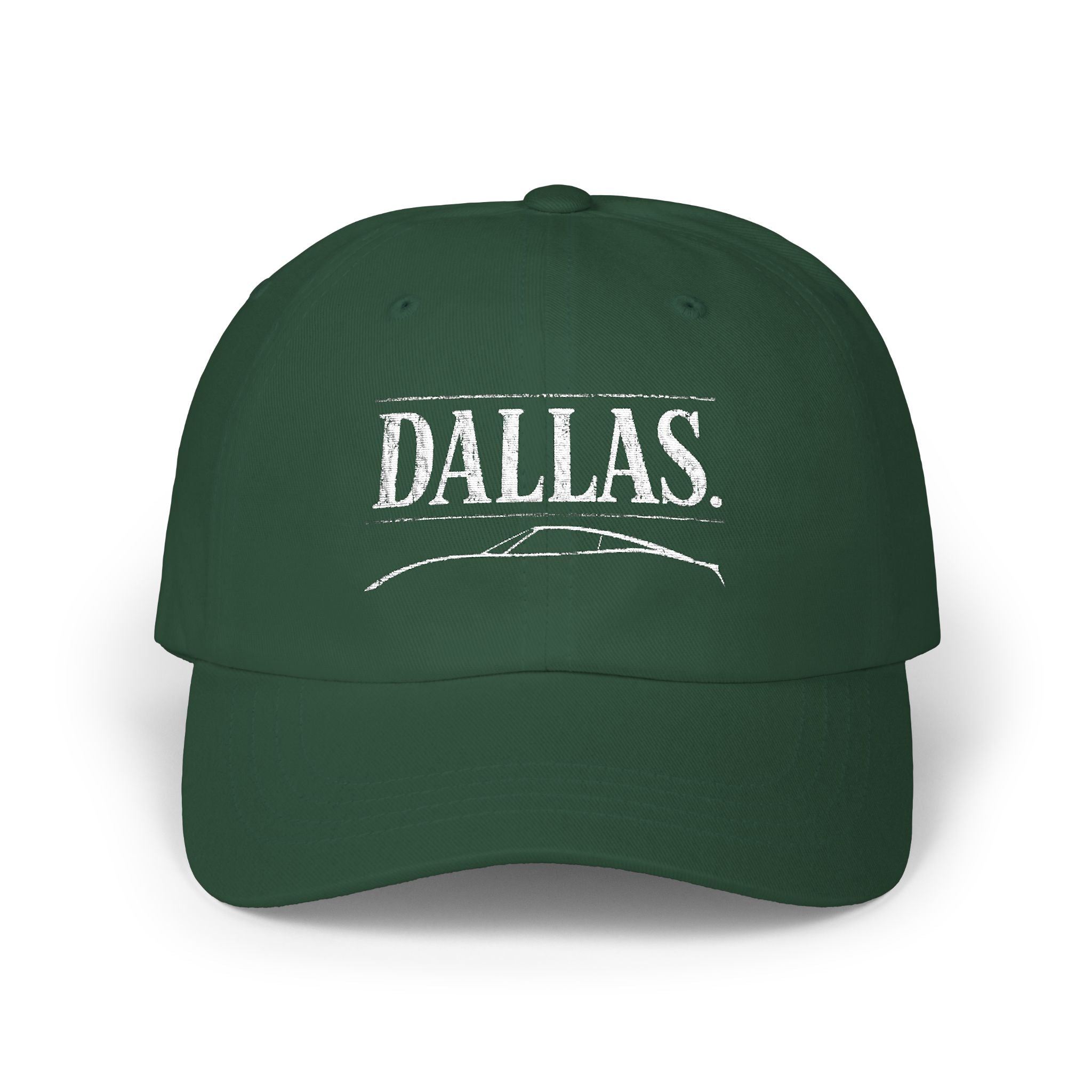 Dallas Car Culture Classic Cap | Embroidered Automotive Hat | City Garage Collection