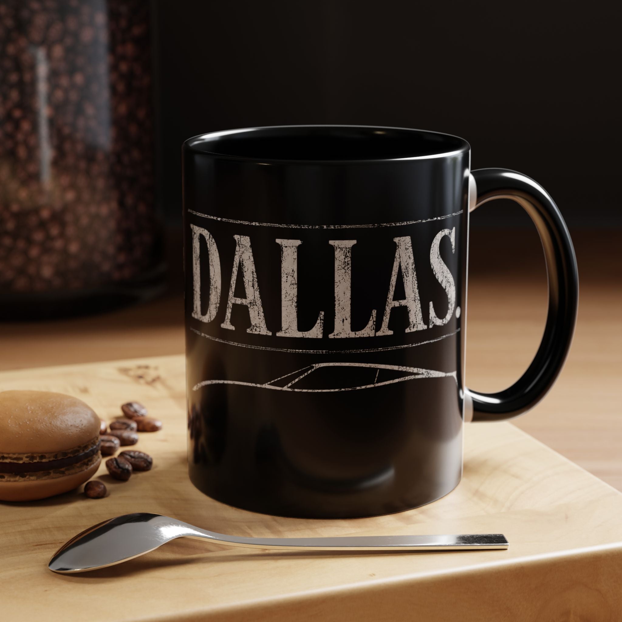 Dallas Car Culture 11 oz Mug | Sports Car Coffee Cup | City Garage Collection