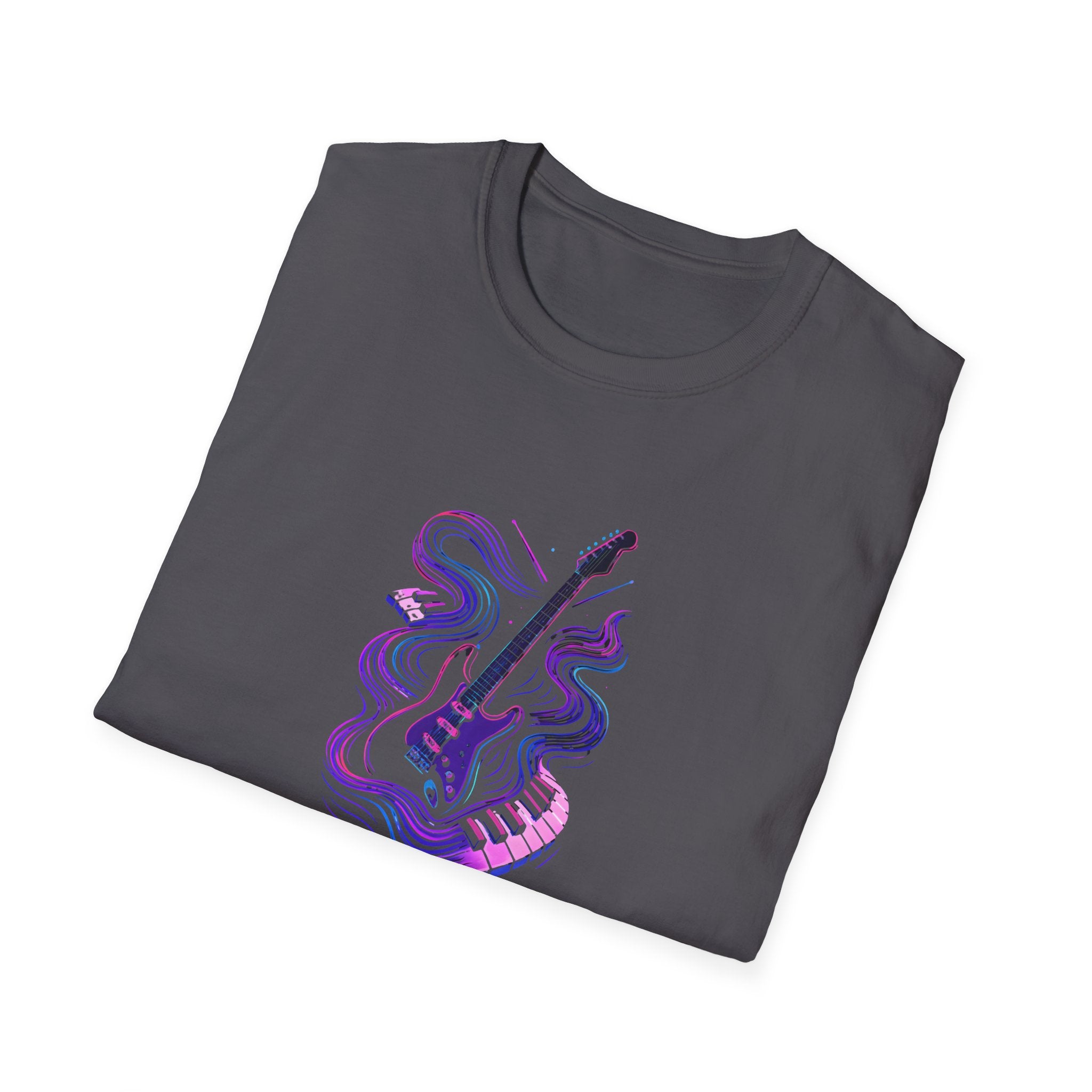 Neon Electric Guitar T-Shirt