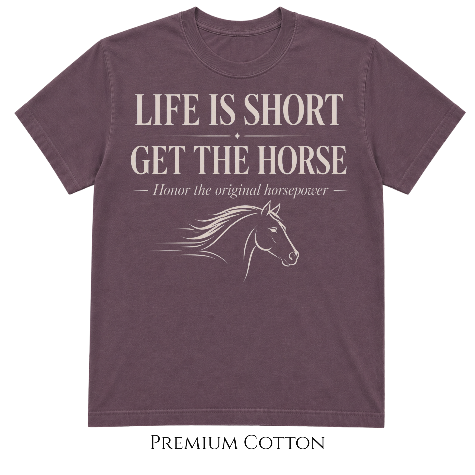 Life Is Short - Honor The Original Horsepower T-Shirt