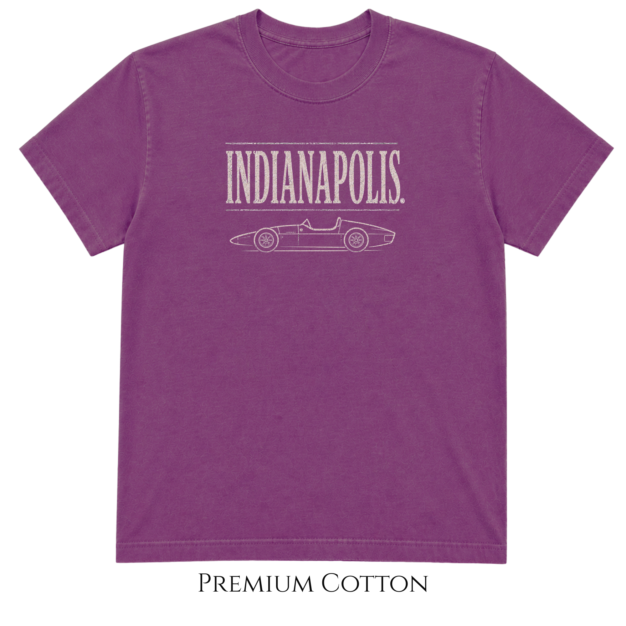 Indianapolis Racing Culture T-Shirt | Vintage Open-Wheel Tee | City Garage Collection