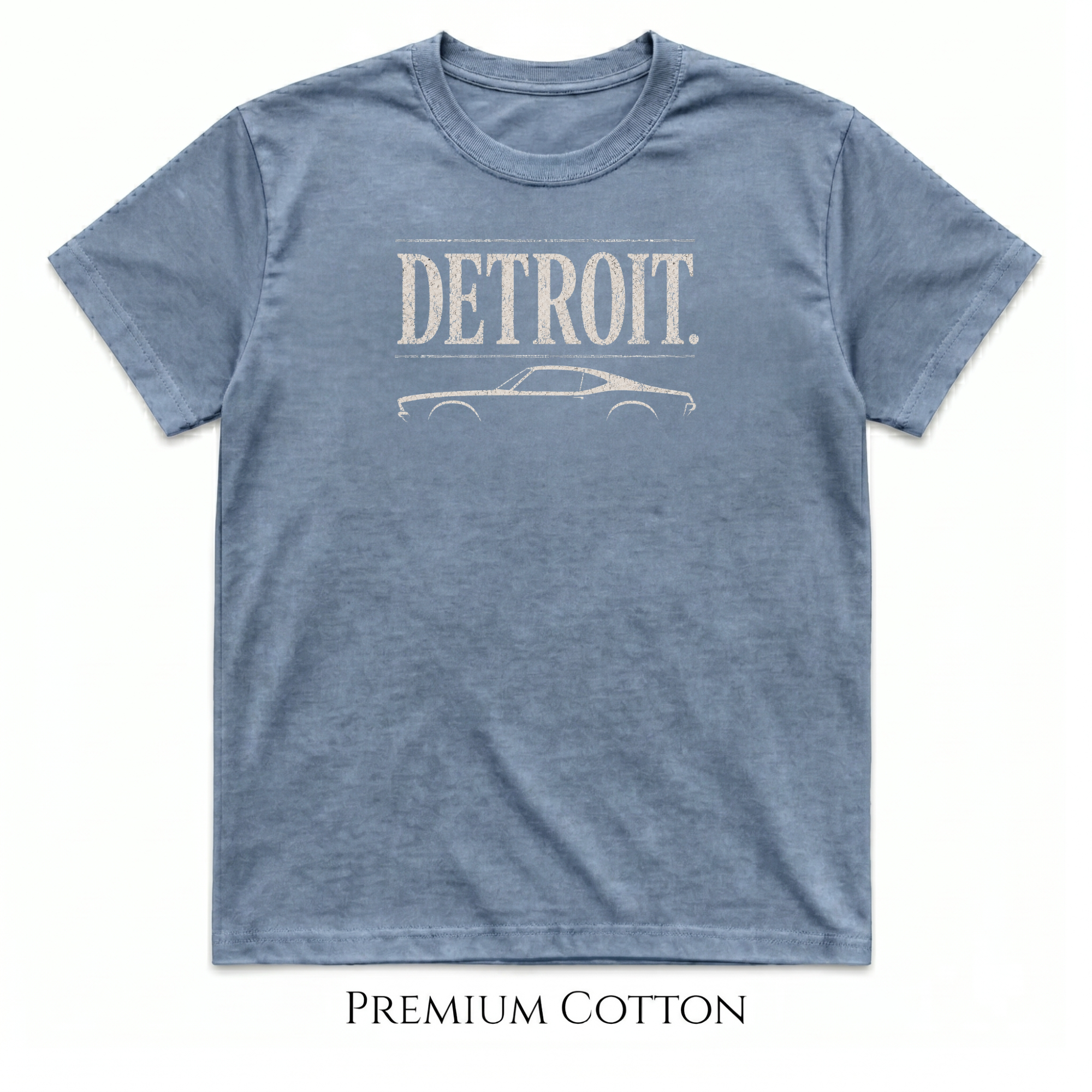 Detroit Car Culture T-Shirt | Vintage Muscle Car Tee | City Garage Collection