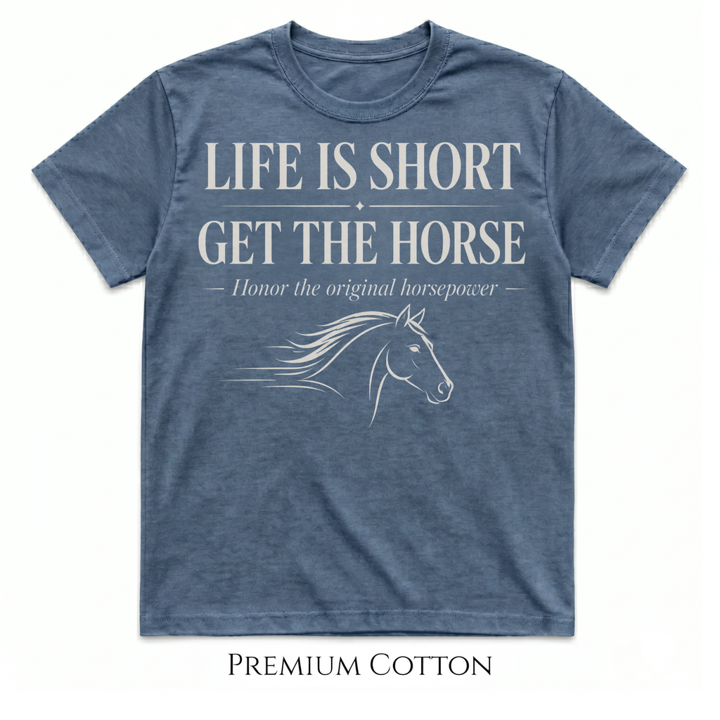 Life Is Short - Honor The Original Horsepower T-Shirt