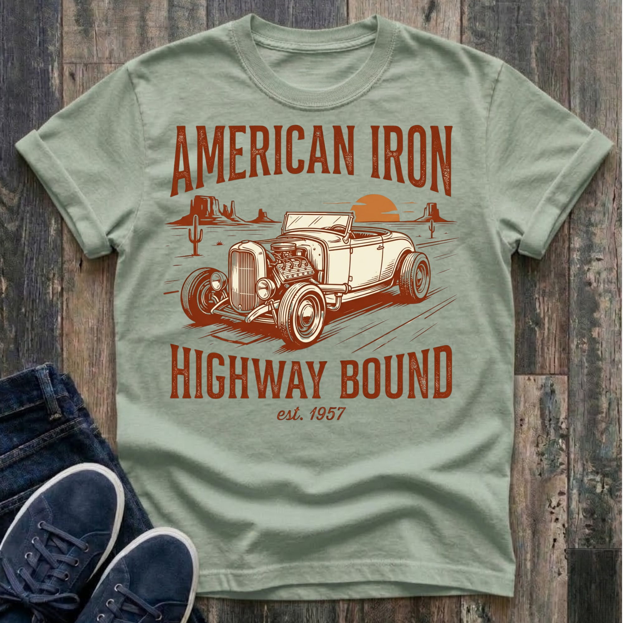 American Iron - Highway Bound est. 1958 T-Shirt