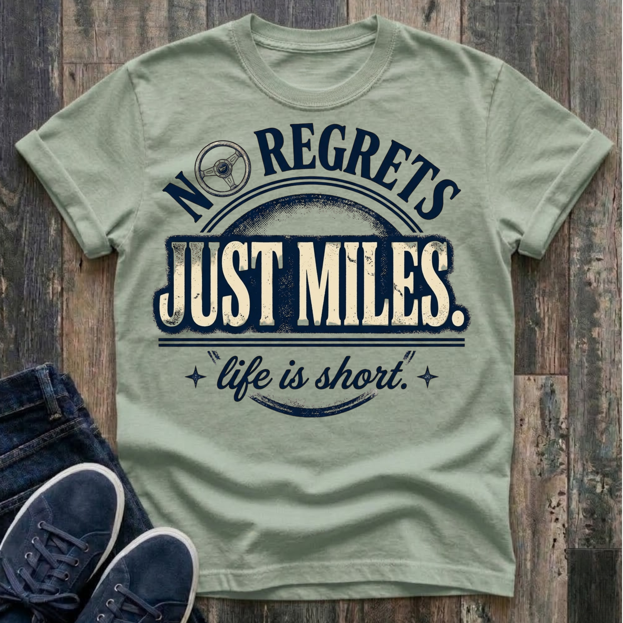 No Regrets - Just Miles T-Shirt