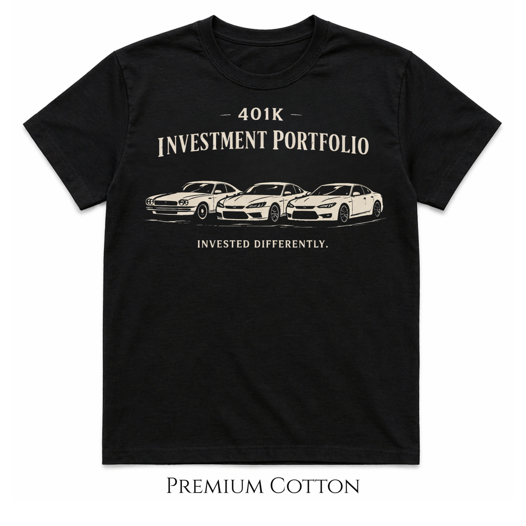 401K Portfolio - Invested Differently T-Shirt