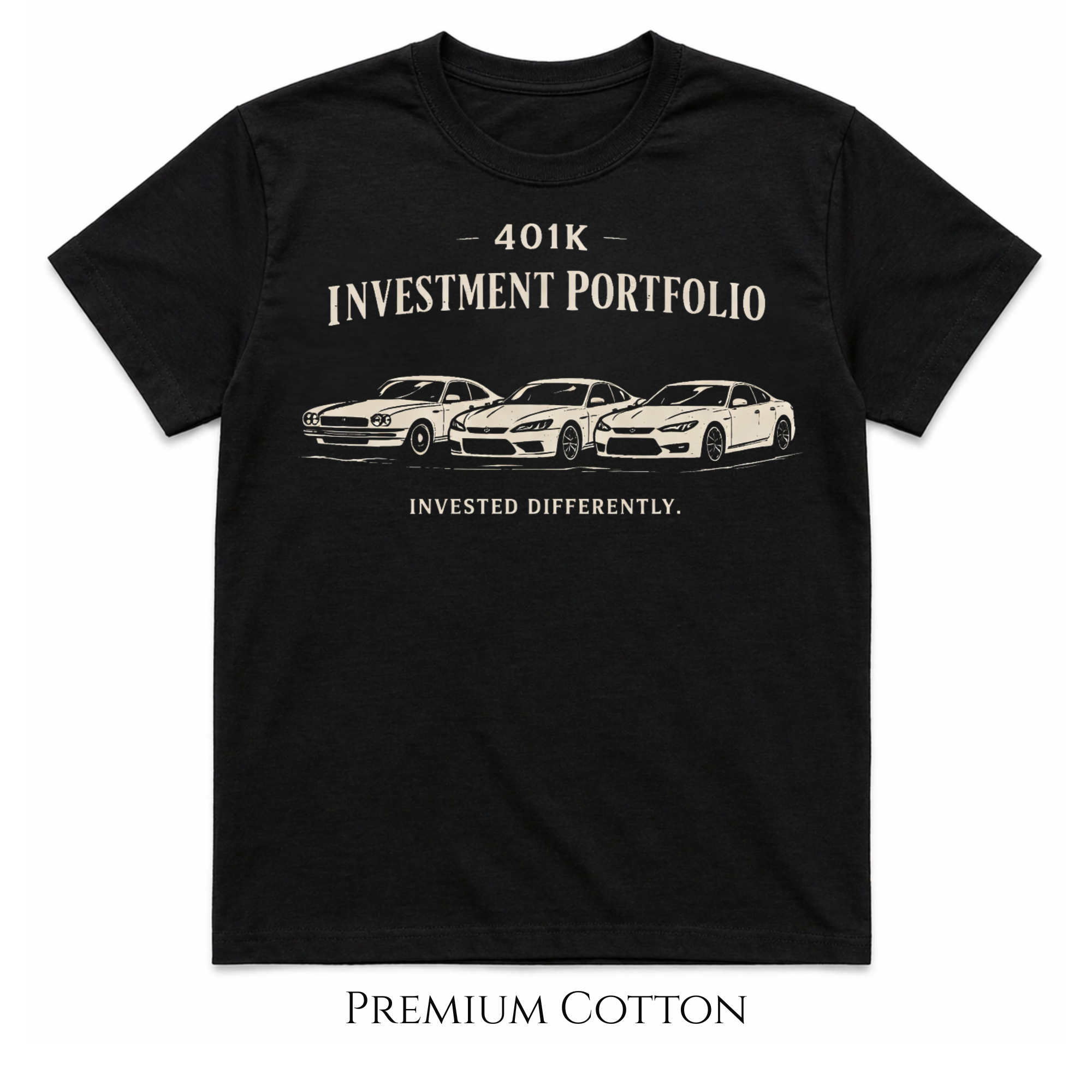 401K Portfolio - Invested Differently T-Shirt