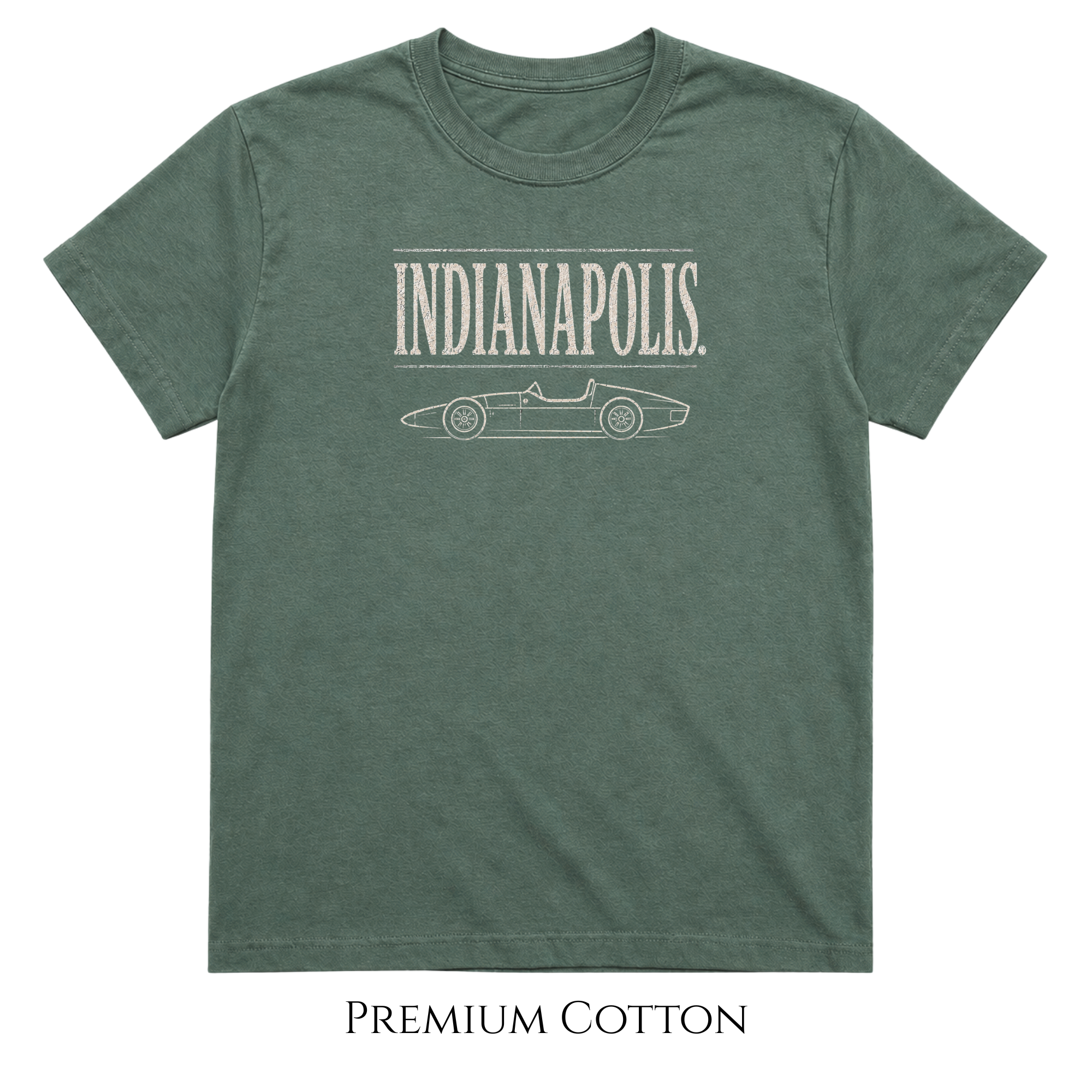 Indianapolis Racing Culture T-Shirt | Vintage Open-Wheel Tee | City Garage Collection