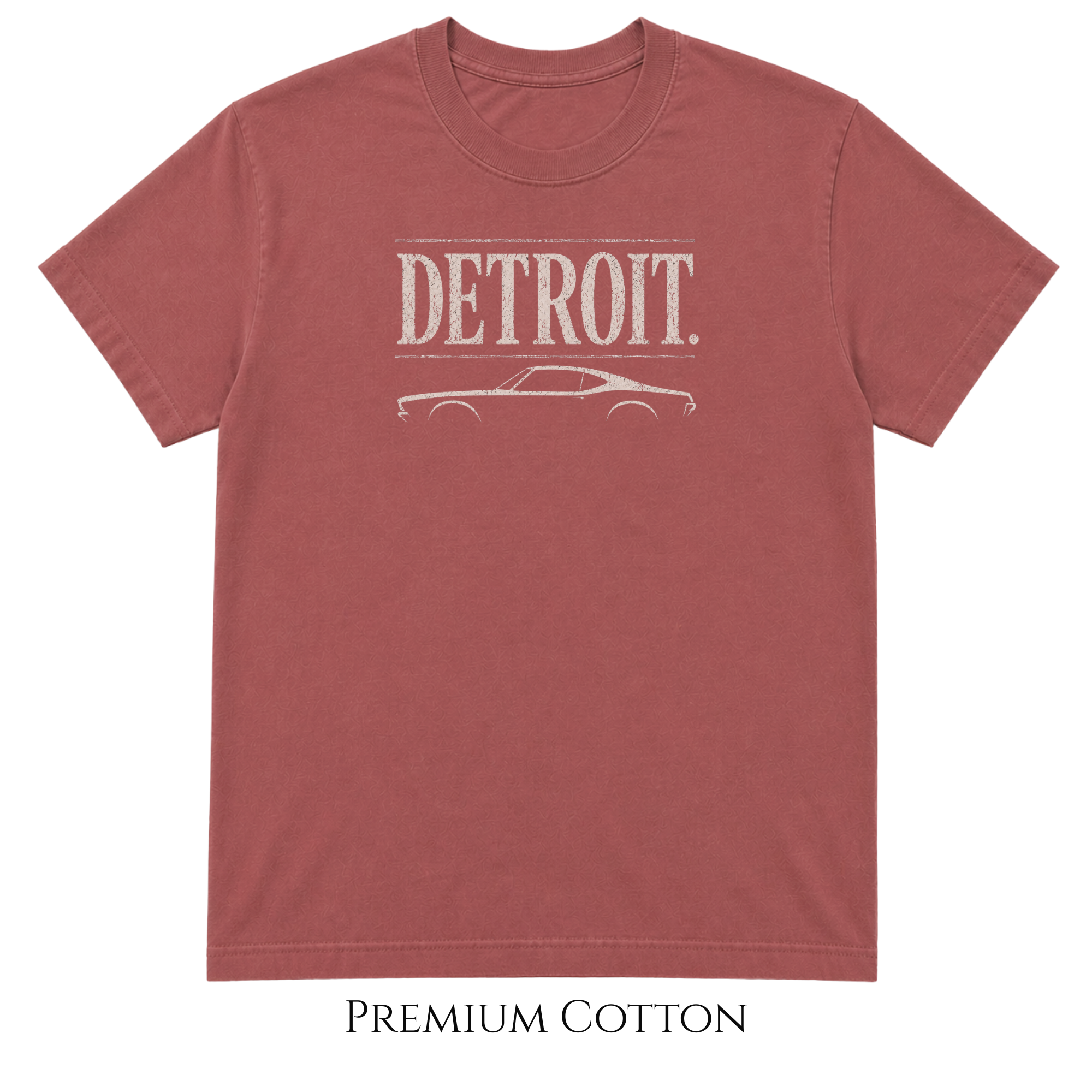 Detroit Car Culture T-Shirt | Vintage Muscle Car Tee | City Garage Collection