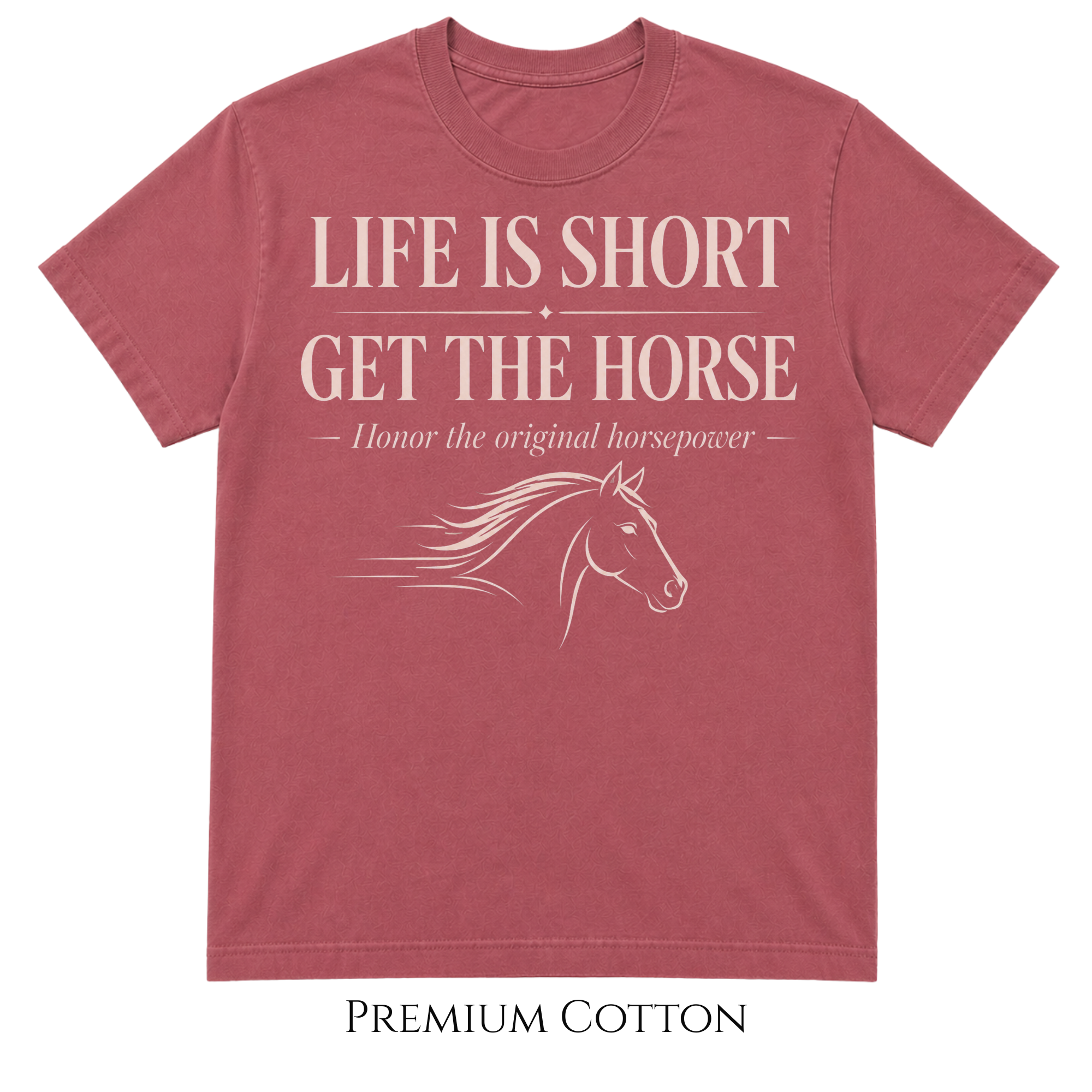 Life Is Short - Honor The Original Horsepower T-Shirt
