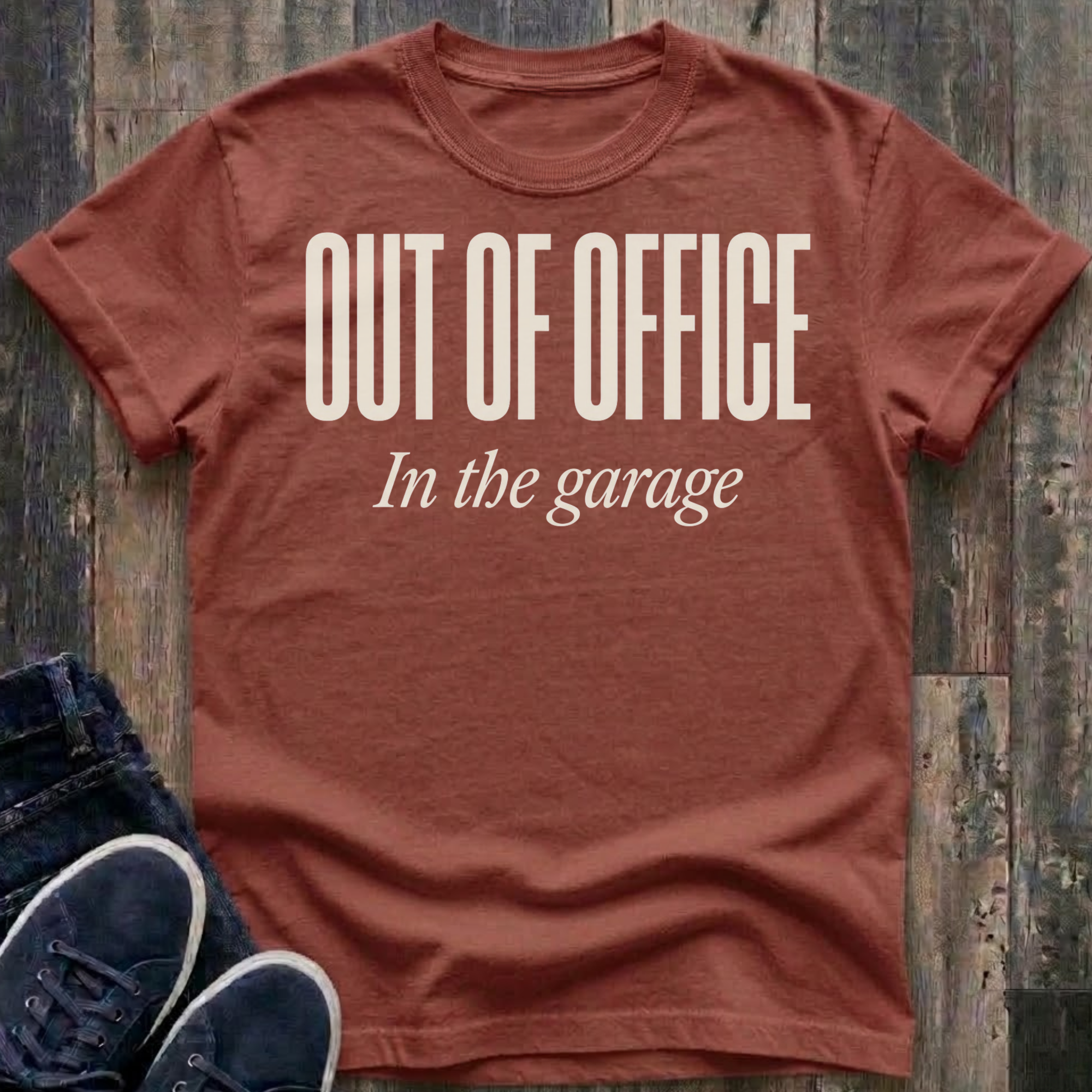Out of Office - In The Garage T-Shirt