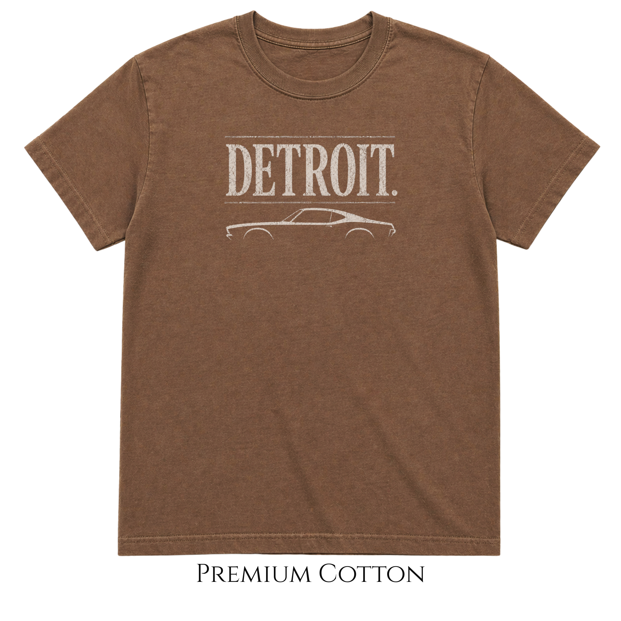 Detroit Car Culture T-Shirt | Vintage Muscle Car Tee | City Garage Collection