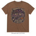 Therapy? Nah. Me and My Demons Go Driving Halloween Car T-Shirt