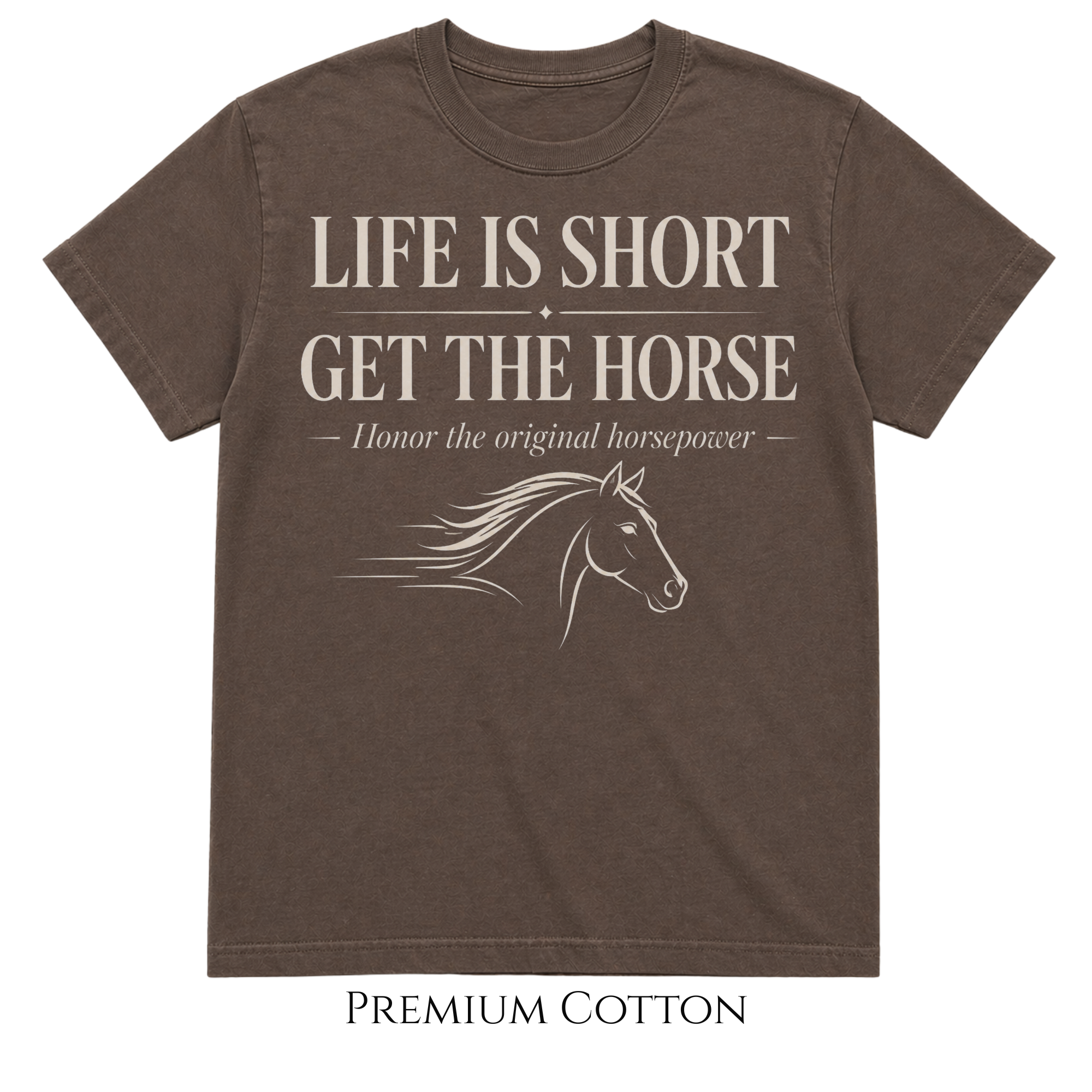 Life Is Short - Honor The Original Horsepower T-Shirt