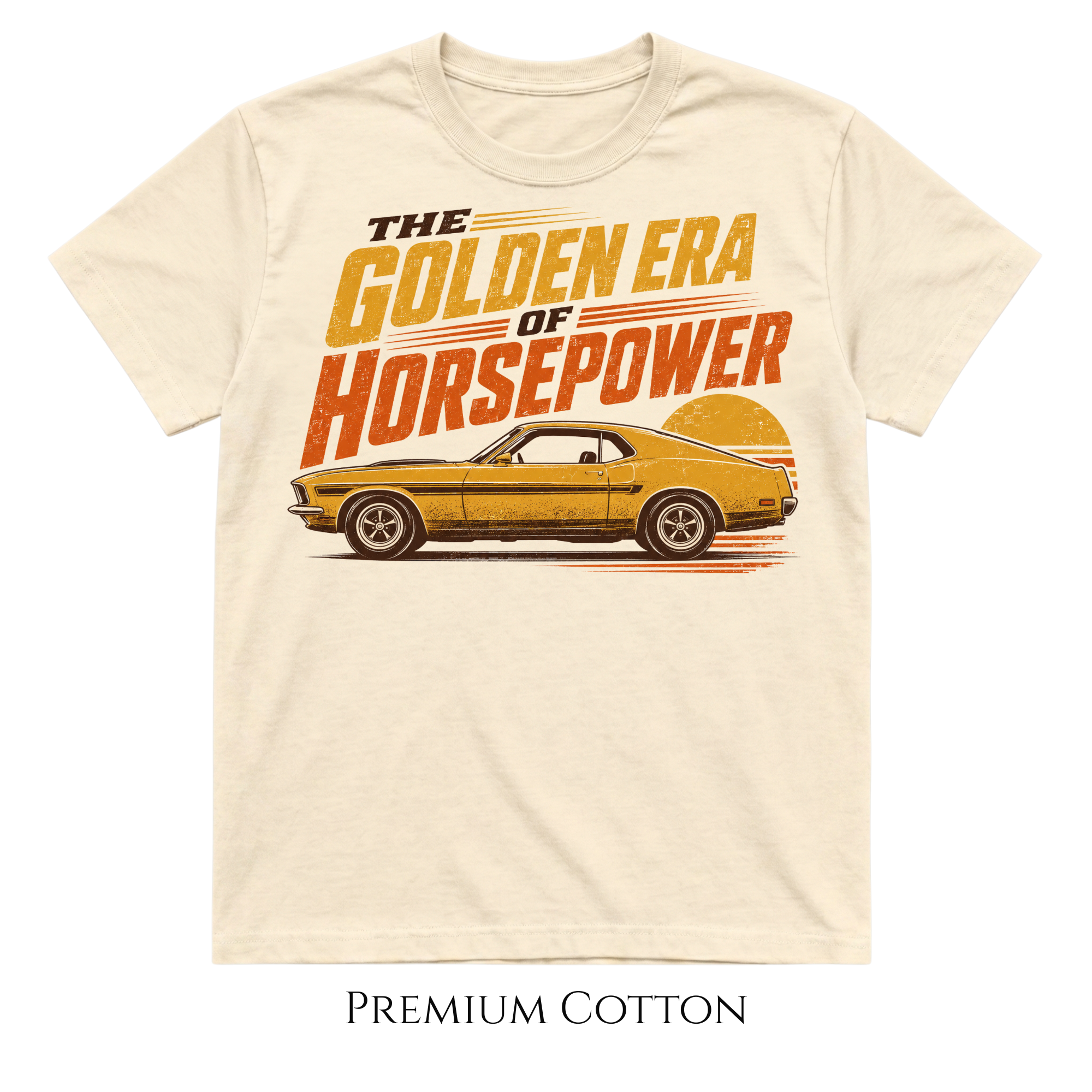 Heritage Nostalgia -  The Golden Era Of Horsepower T-Shirt