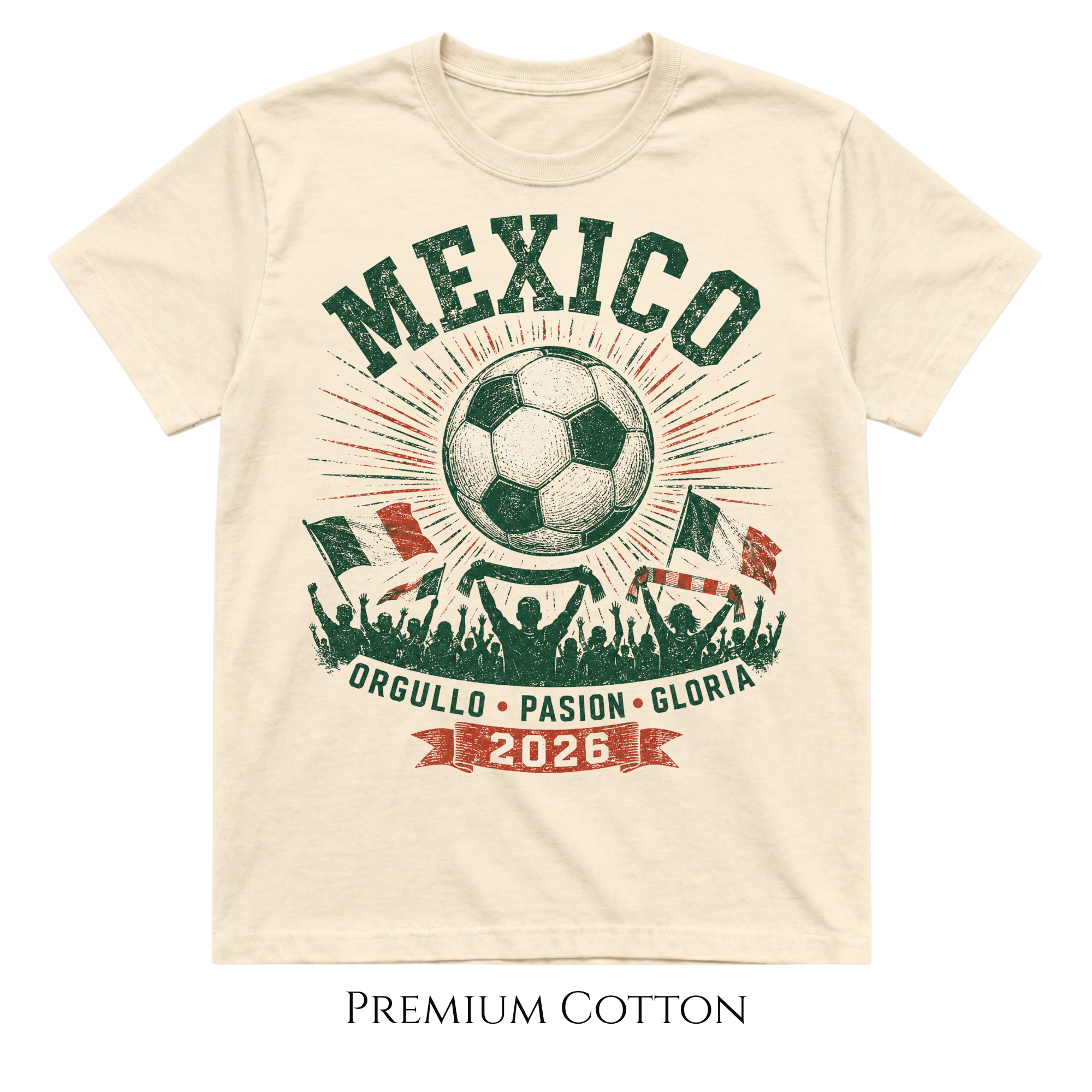 Mexico | Orgullo Pasion Gloria Soccer 2026 T-Shirt