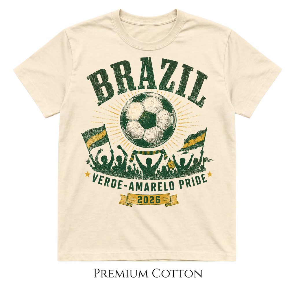Brazil | Verde Amarelo Pride Soccer 2026 T-Shirt