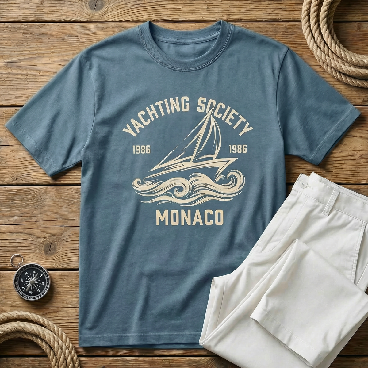 Yachting Society Monaco 1986 T-Shirt