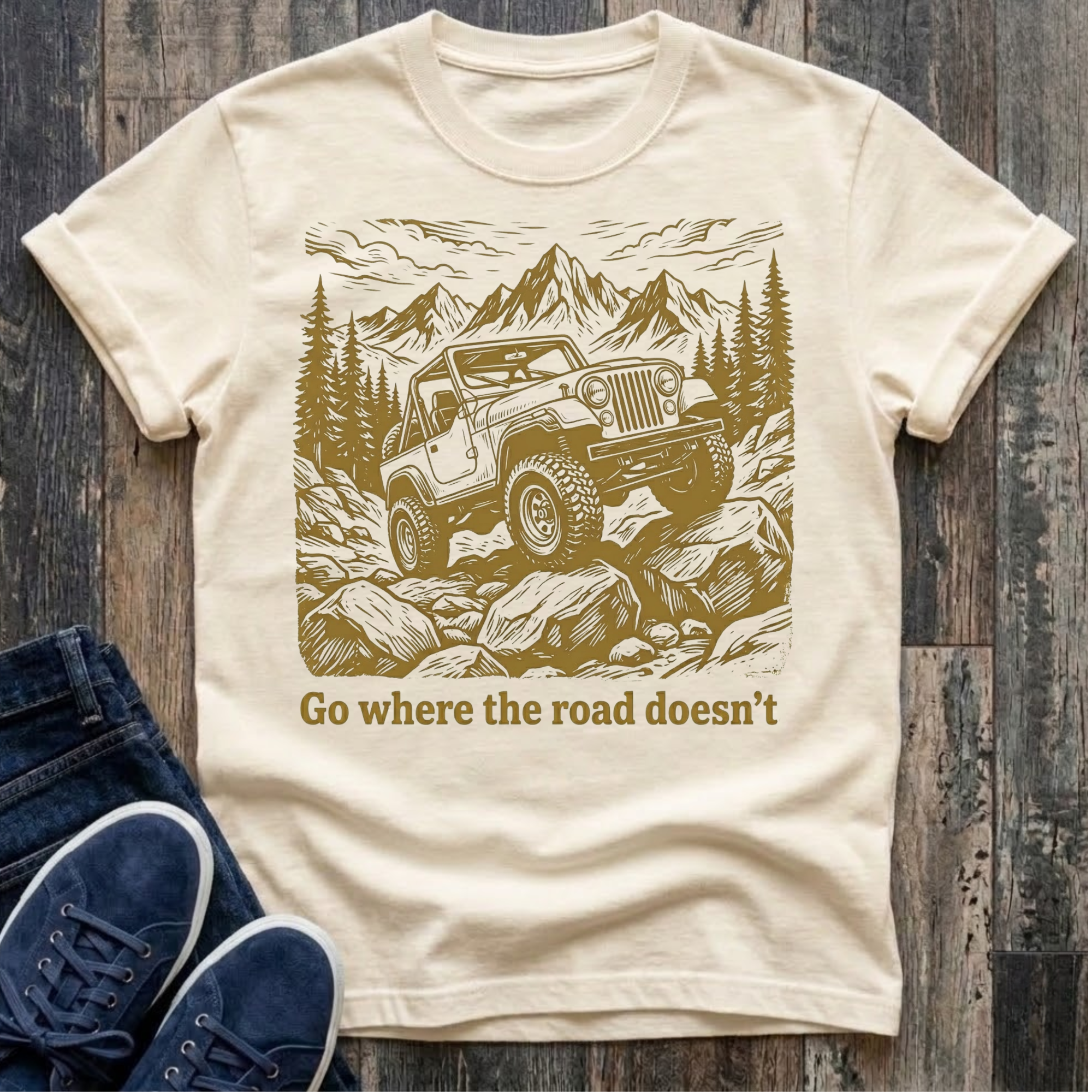 Go Where The Road Doesn't  T-Shirt
