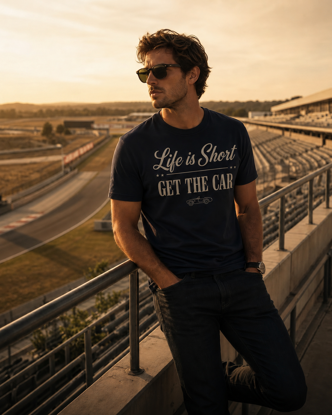 Life Is Short - Get The Car T-Shirt