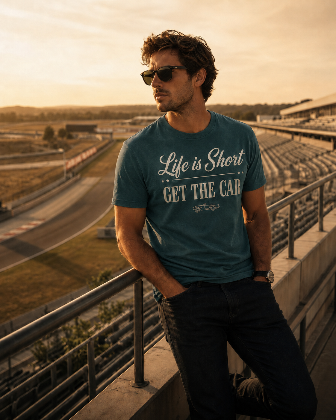 Life Is Short - Get The Car T-Shirt
