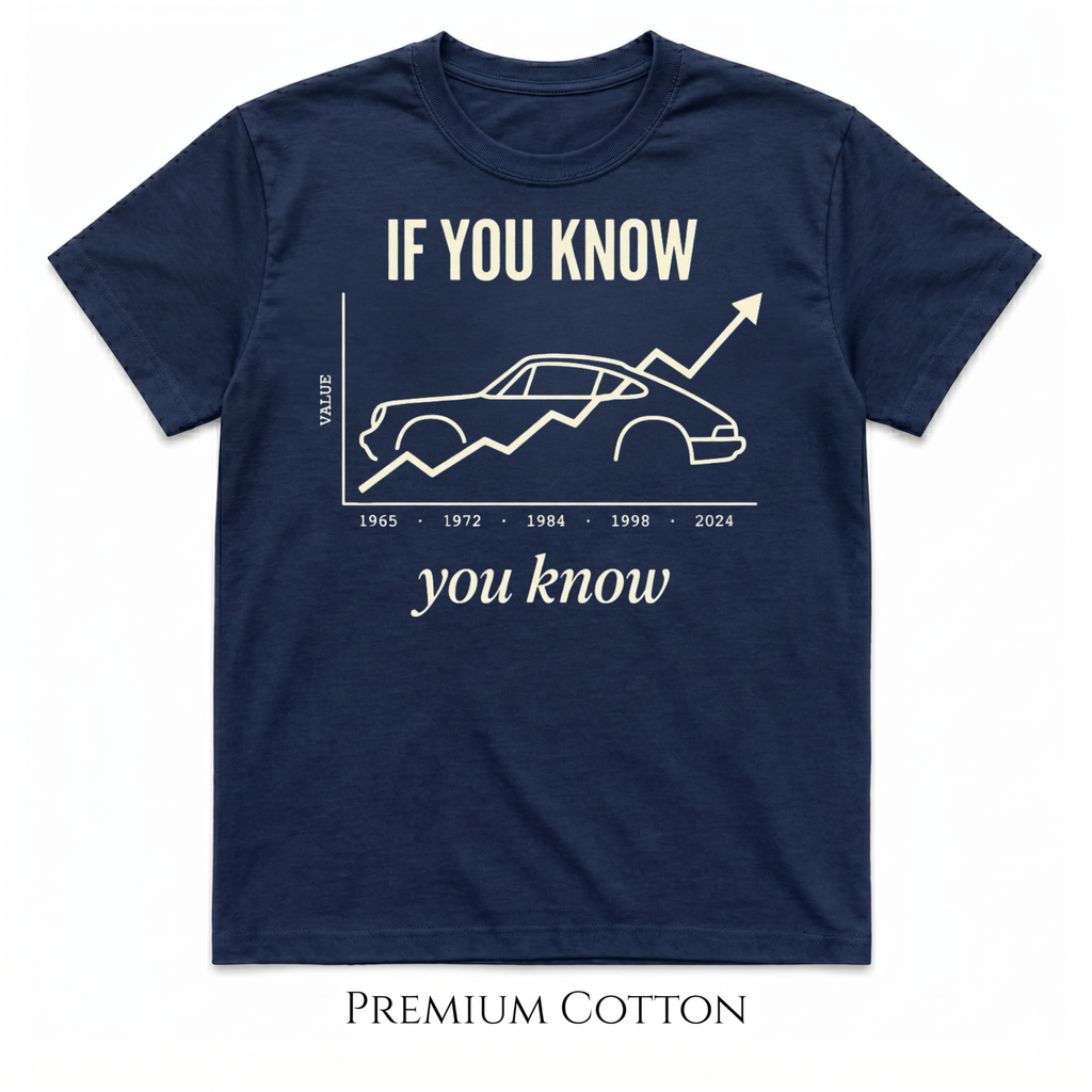 If You Know, You Know – Classic Car Investment  T-Shirt