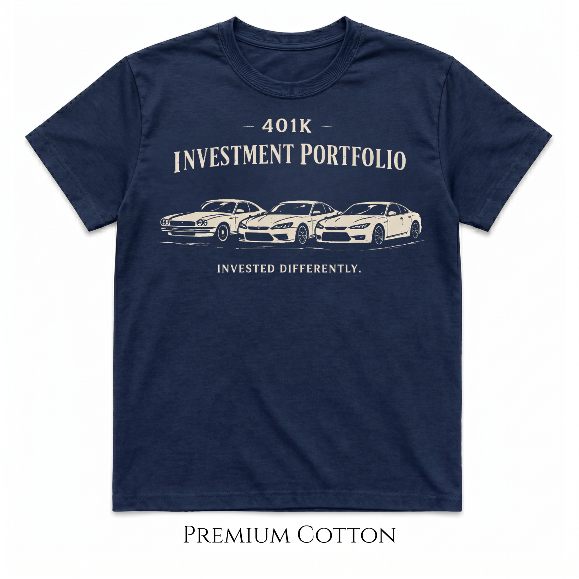 401K Portfolio - Invested Differently T-Shirt