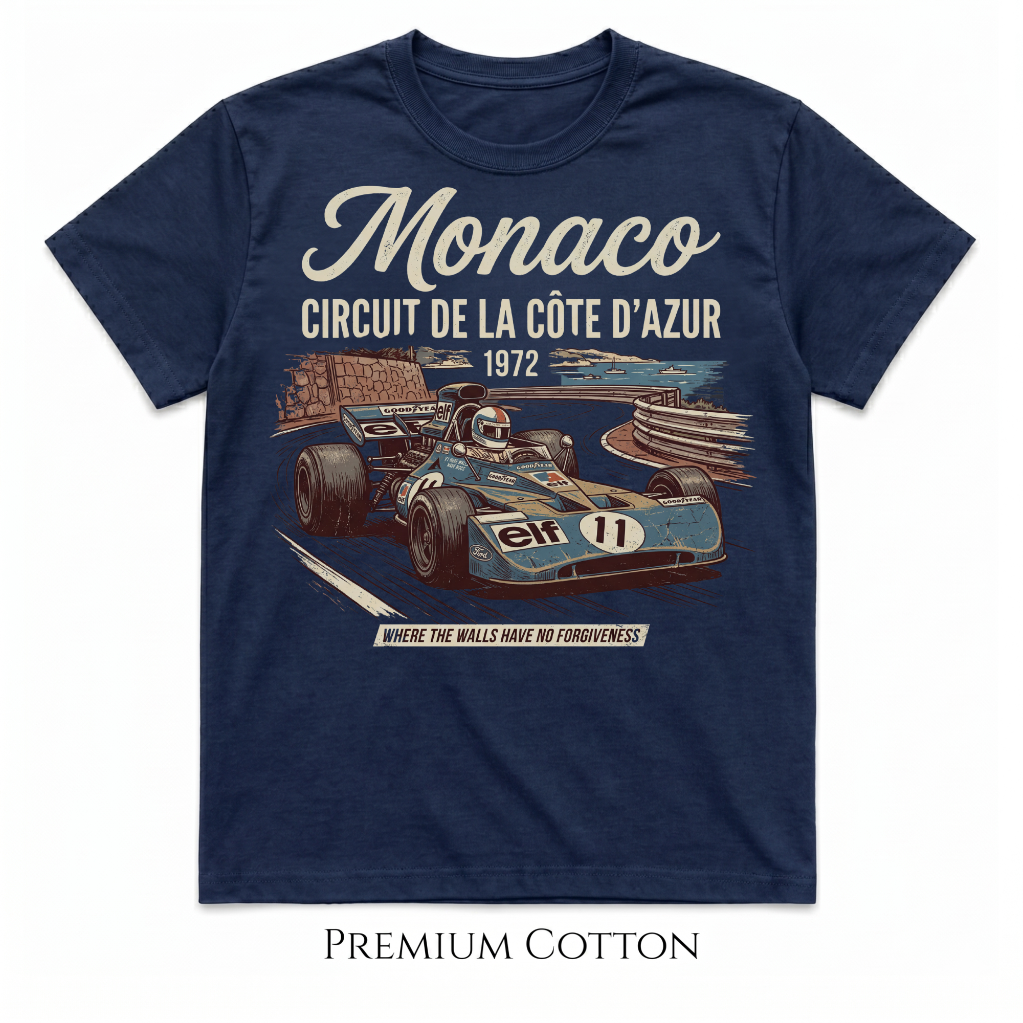 Where The Walls Have No Forgiveness Monaco 1972  T-Shirt