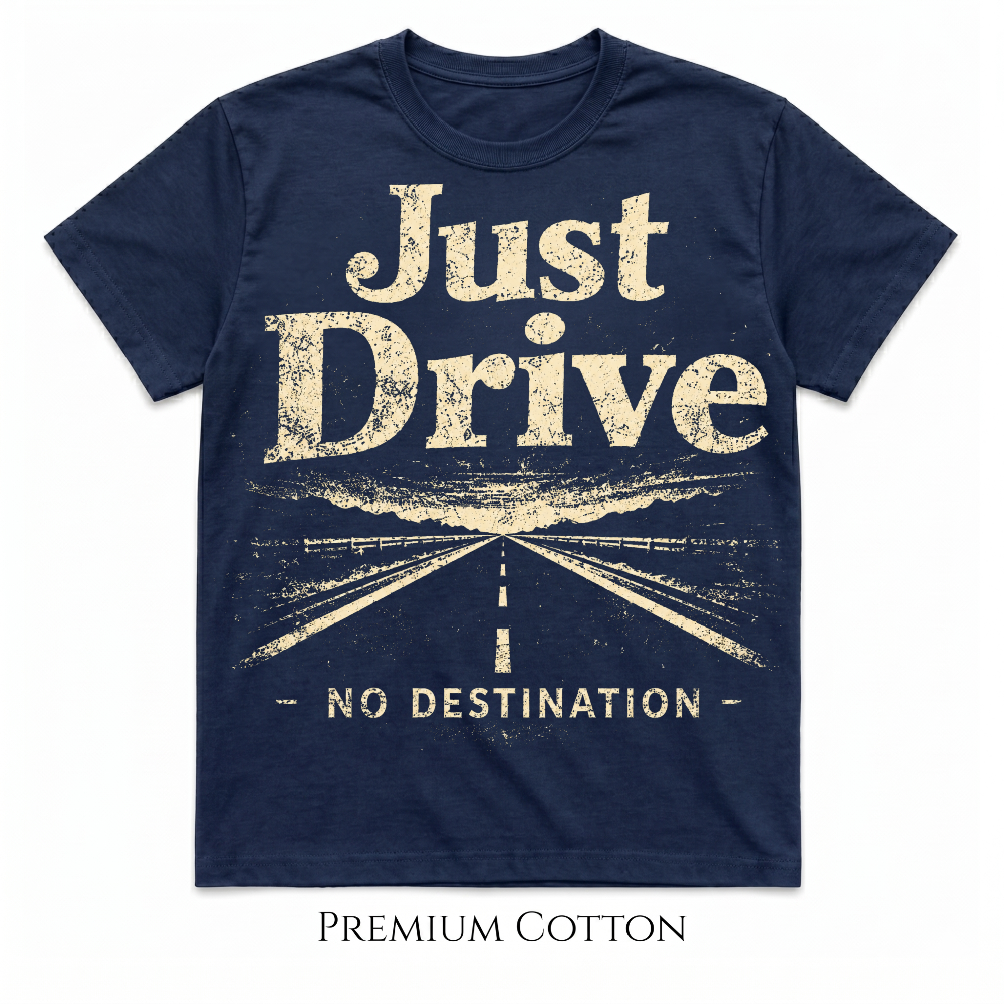 Dramatic Just Drive | No Destination T-Shirt
