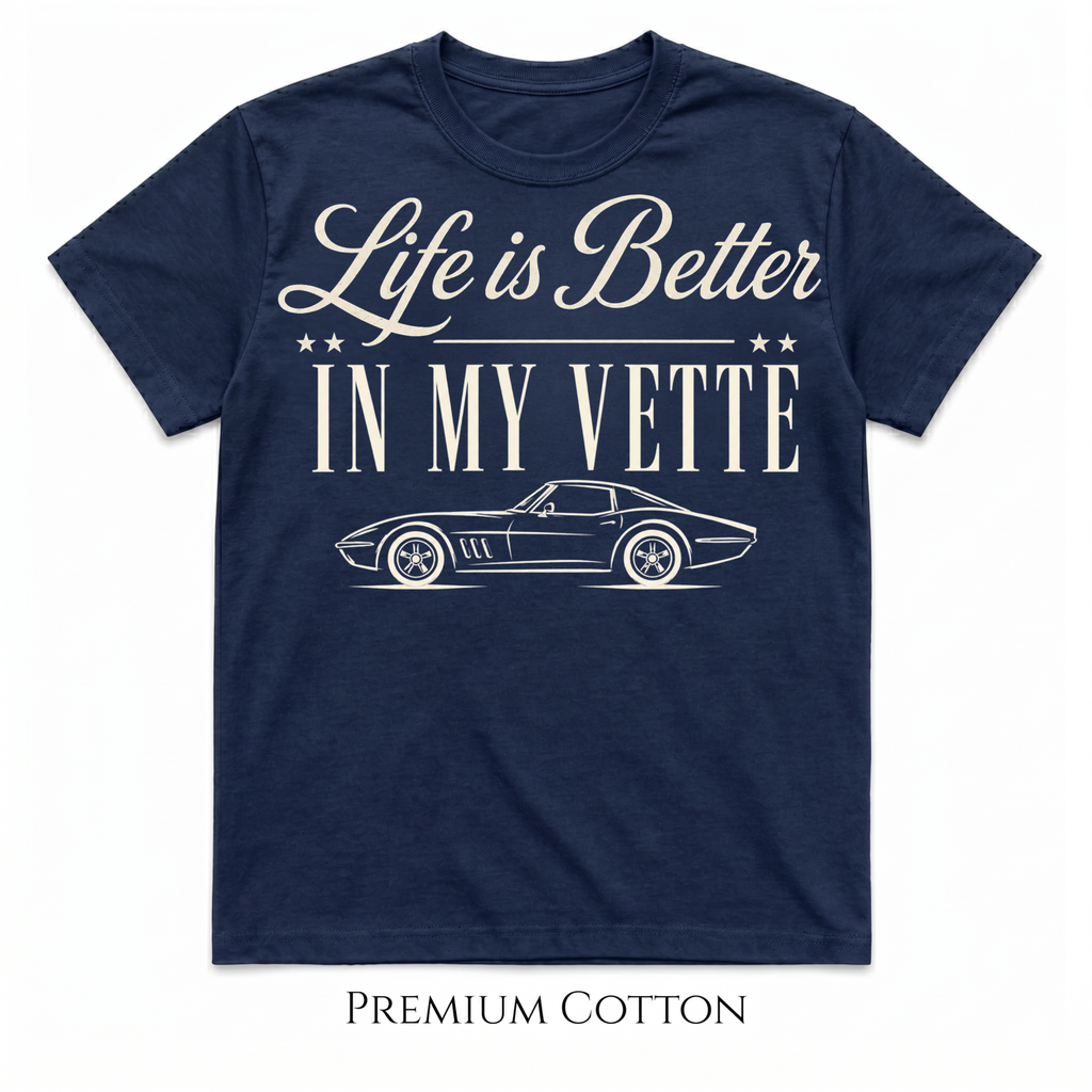 Life Is Better Vette T-Shirt