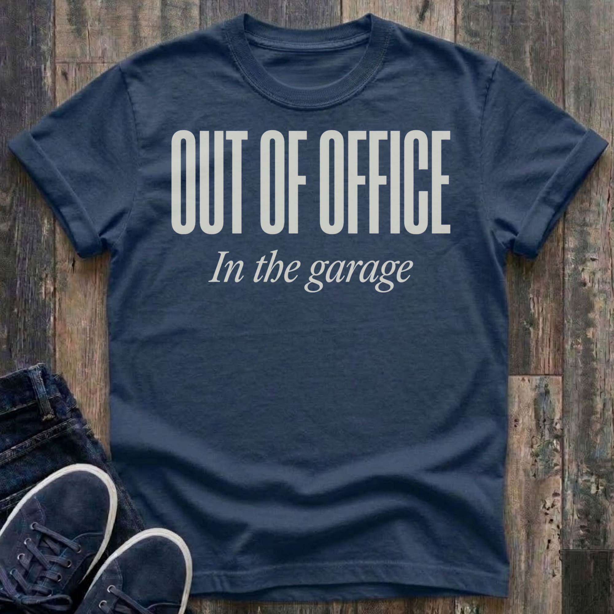 Out of Office - In The Garage T-Shirt