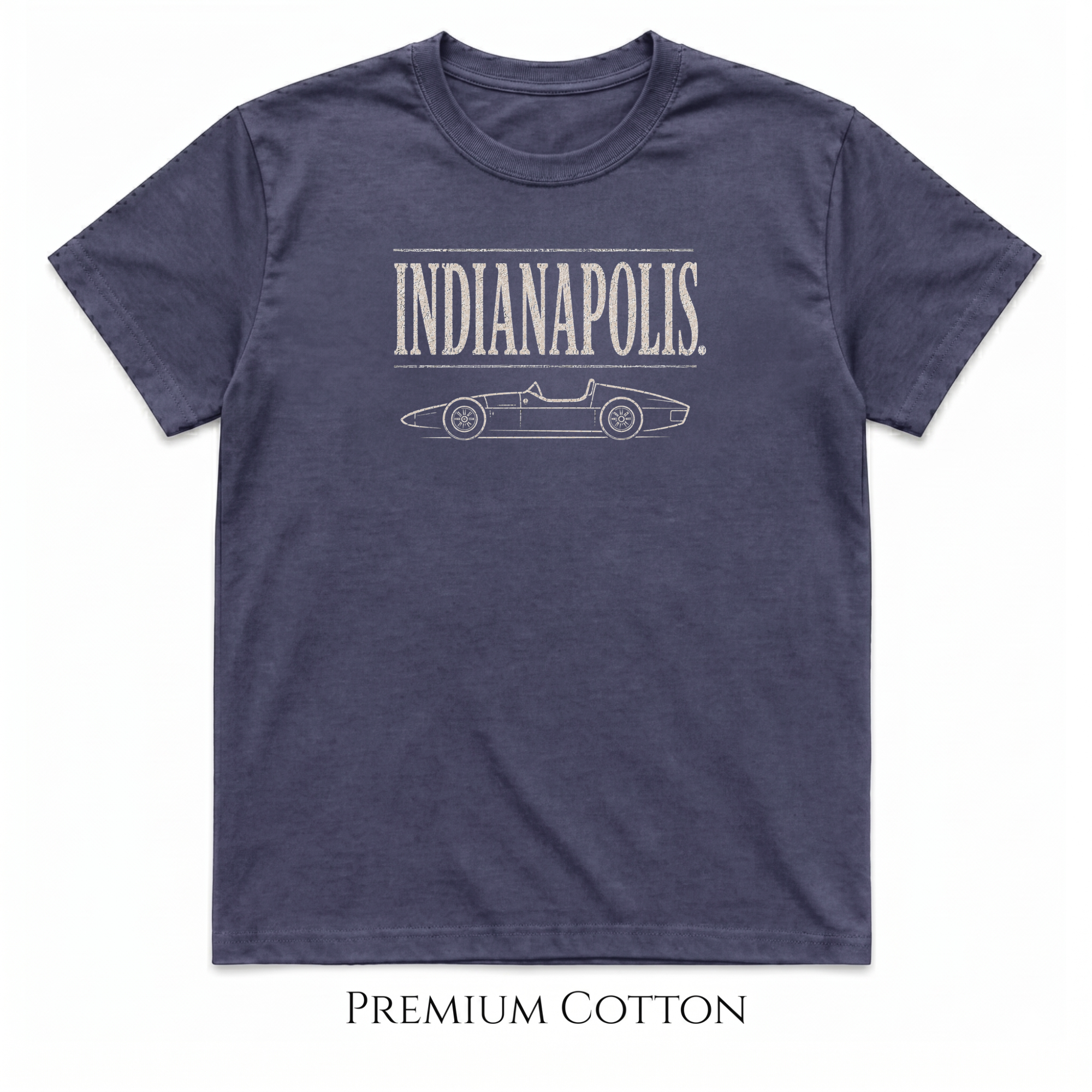 Indianapolis Racing Culture T-Shirt | Vintage Open-Wheel Tee | City Garage Collection