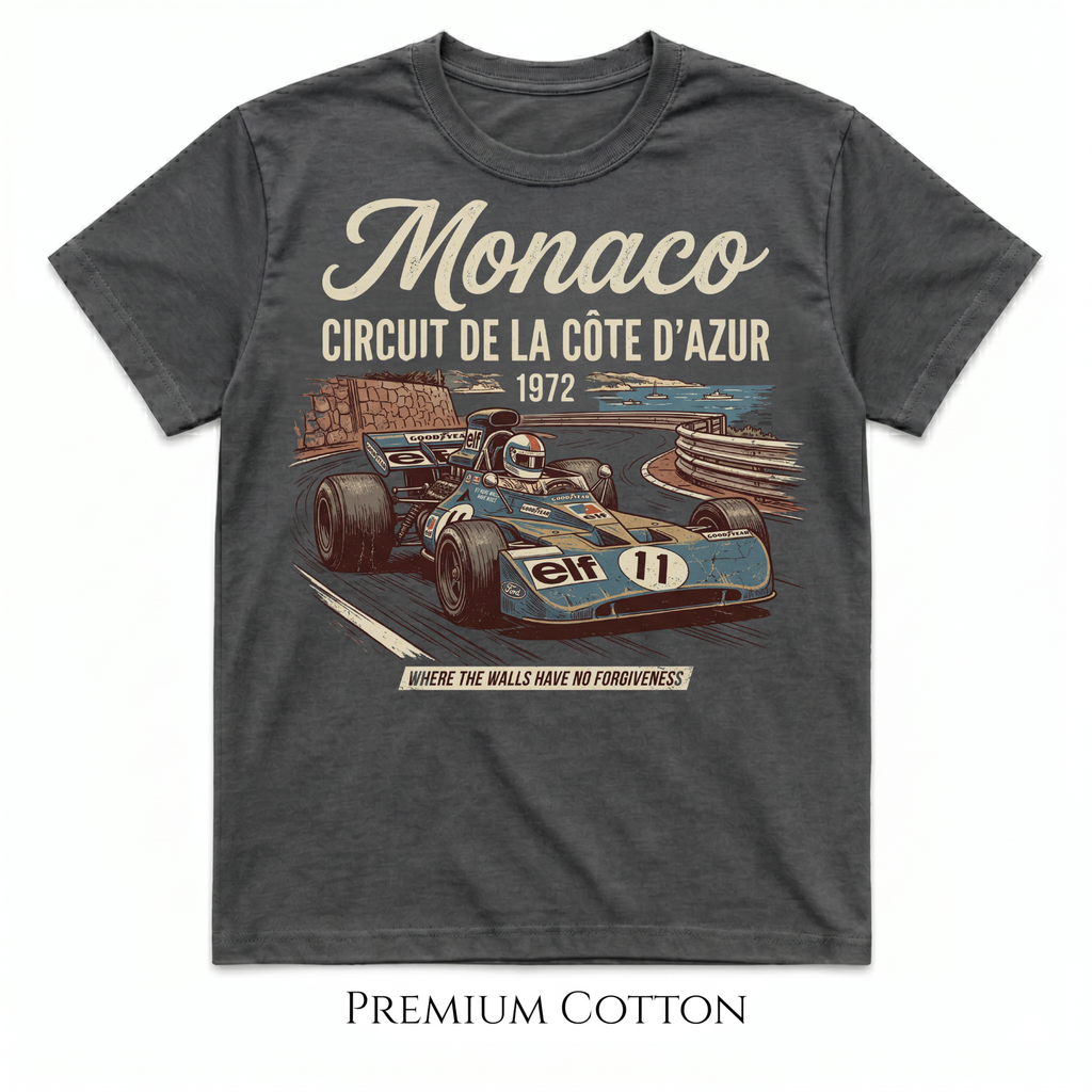 Where The Walls Have No Forgiveness Monaco 1972  T-Shirt