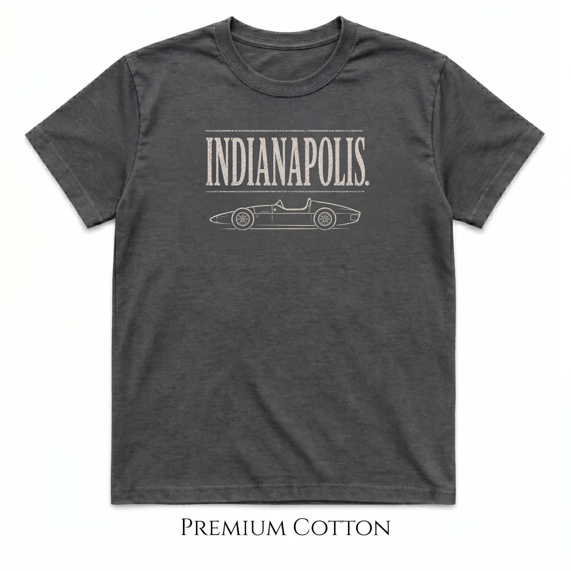 Indianapolis Racing Culture T-Shirt | Vintage Open-Wheel Tee | City Garage Collection