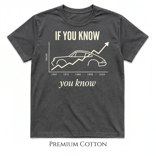 If You Know, You Know – Classic Car Investment  T-Shirt