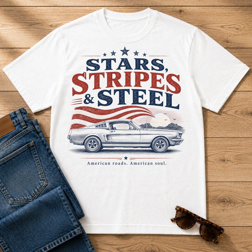Stars, Stripes & Steel T-Shirt