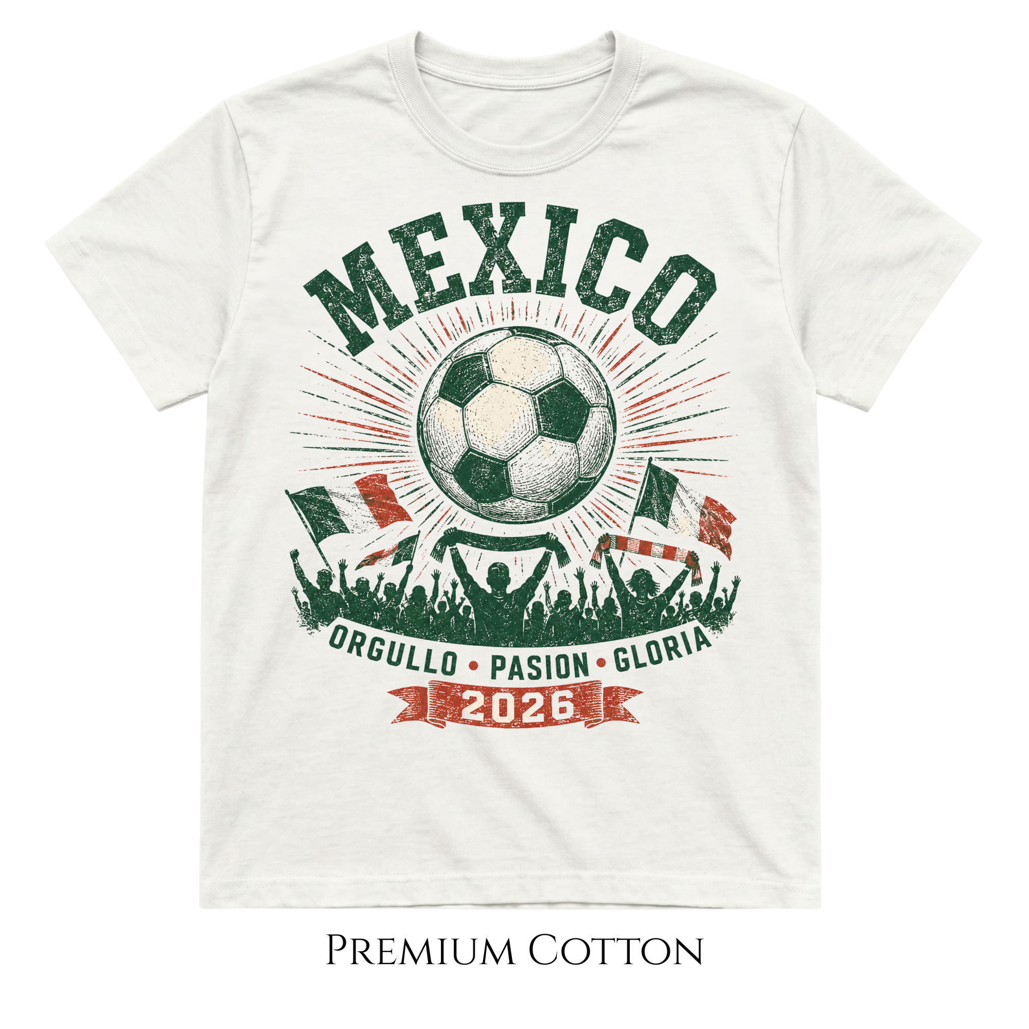 Mexico | Orgullo Pasion Gloria Soccer 2026 T-Shirt