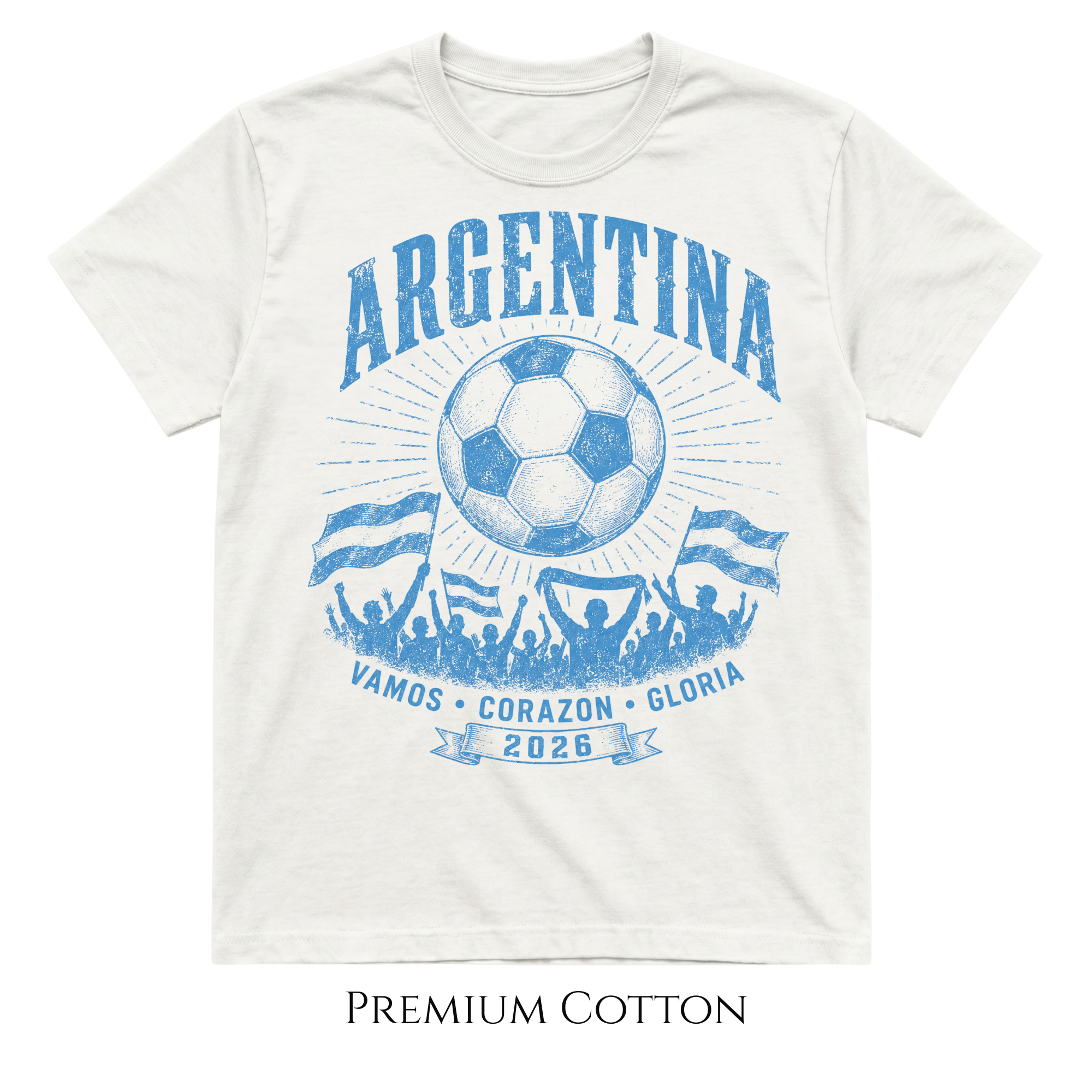 Argentina | Vamos Corazon Gloria Soccer 2026 T-Shirt